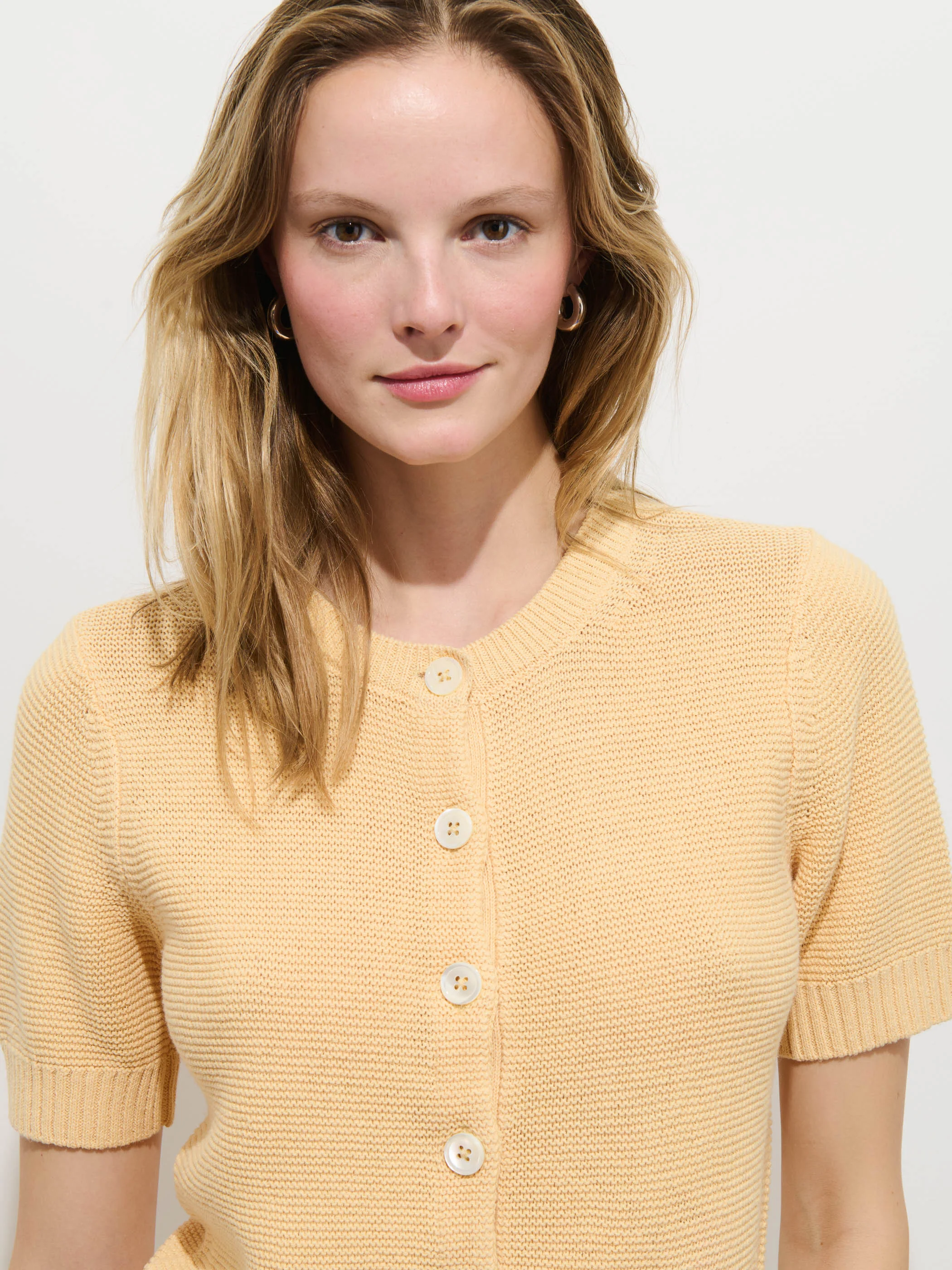 Elle Cardigan In Linen Cotton - Image 5