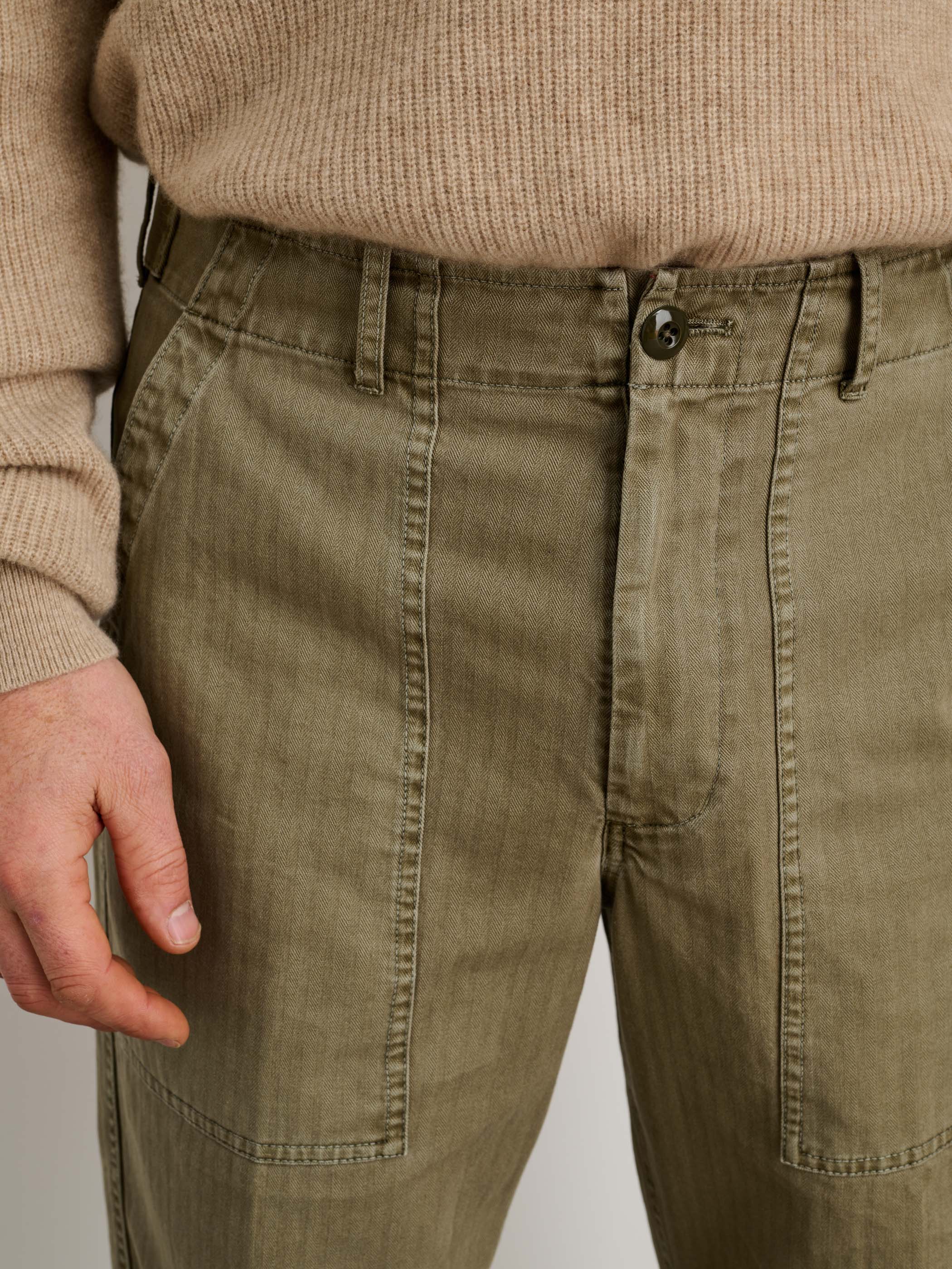 Field Pant In Herringbone - Image 4