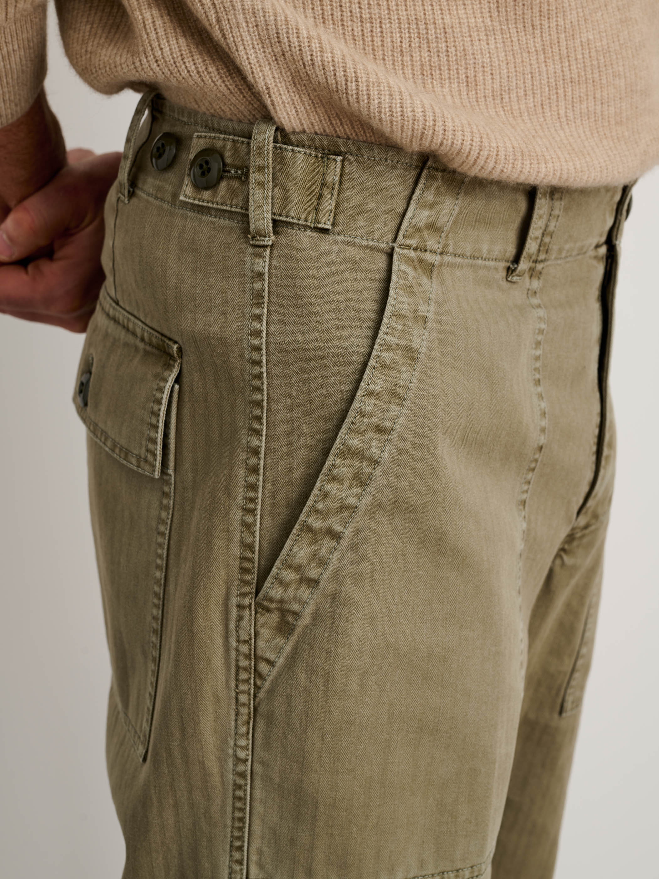 Field Pant In Herringbone - Image 5