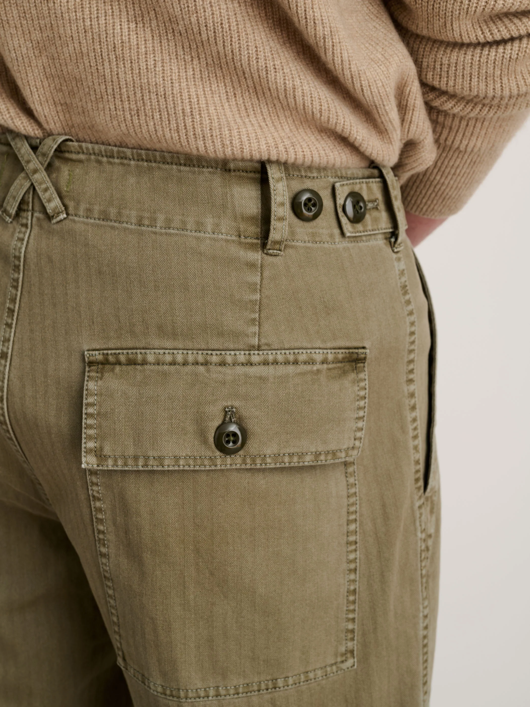 Field Pant In Herringbone - Image 8