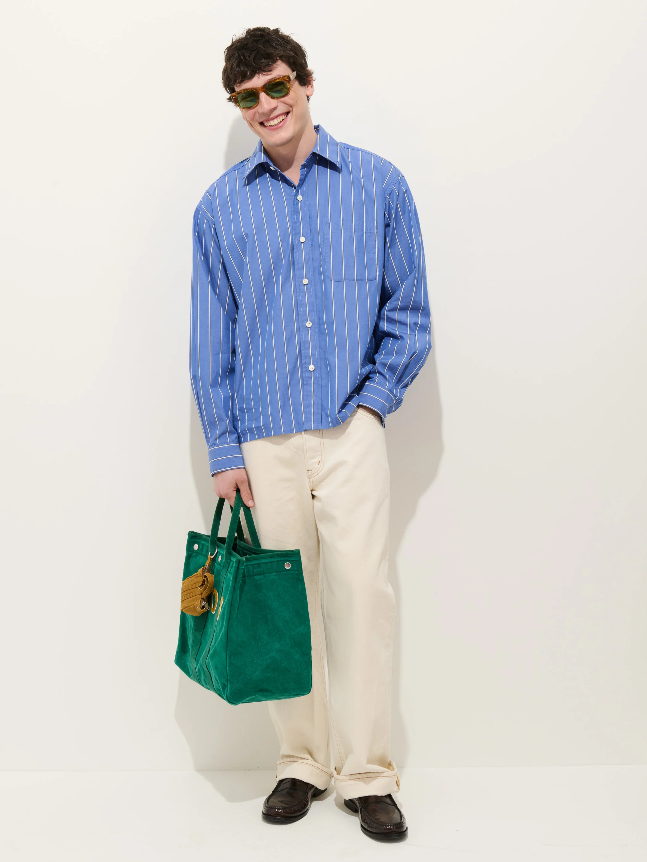 Franklin Striped Shirt In Cotton Poplin - Image 6