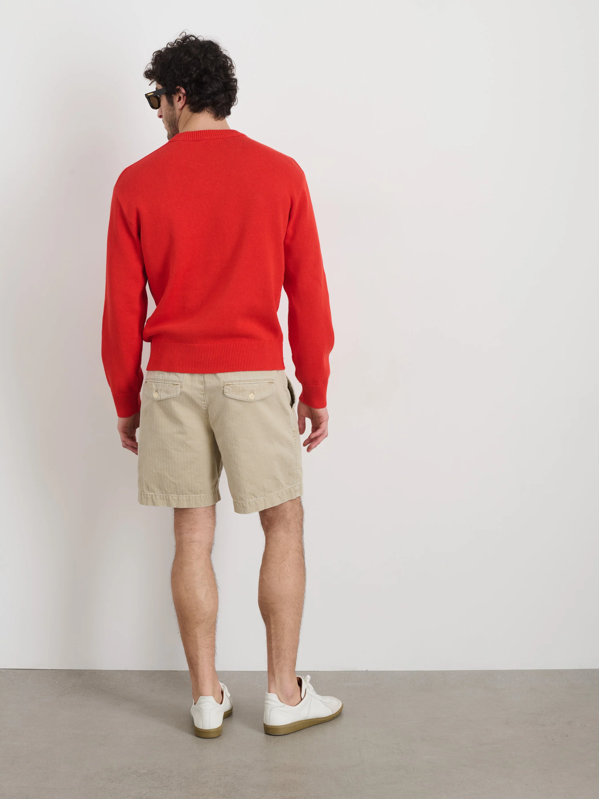 Gabriel Crewneck Sweater In Cotton Linen - Image 5