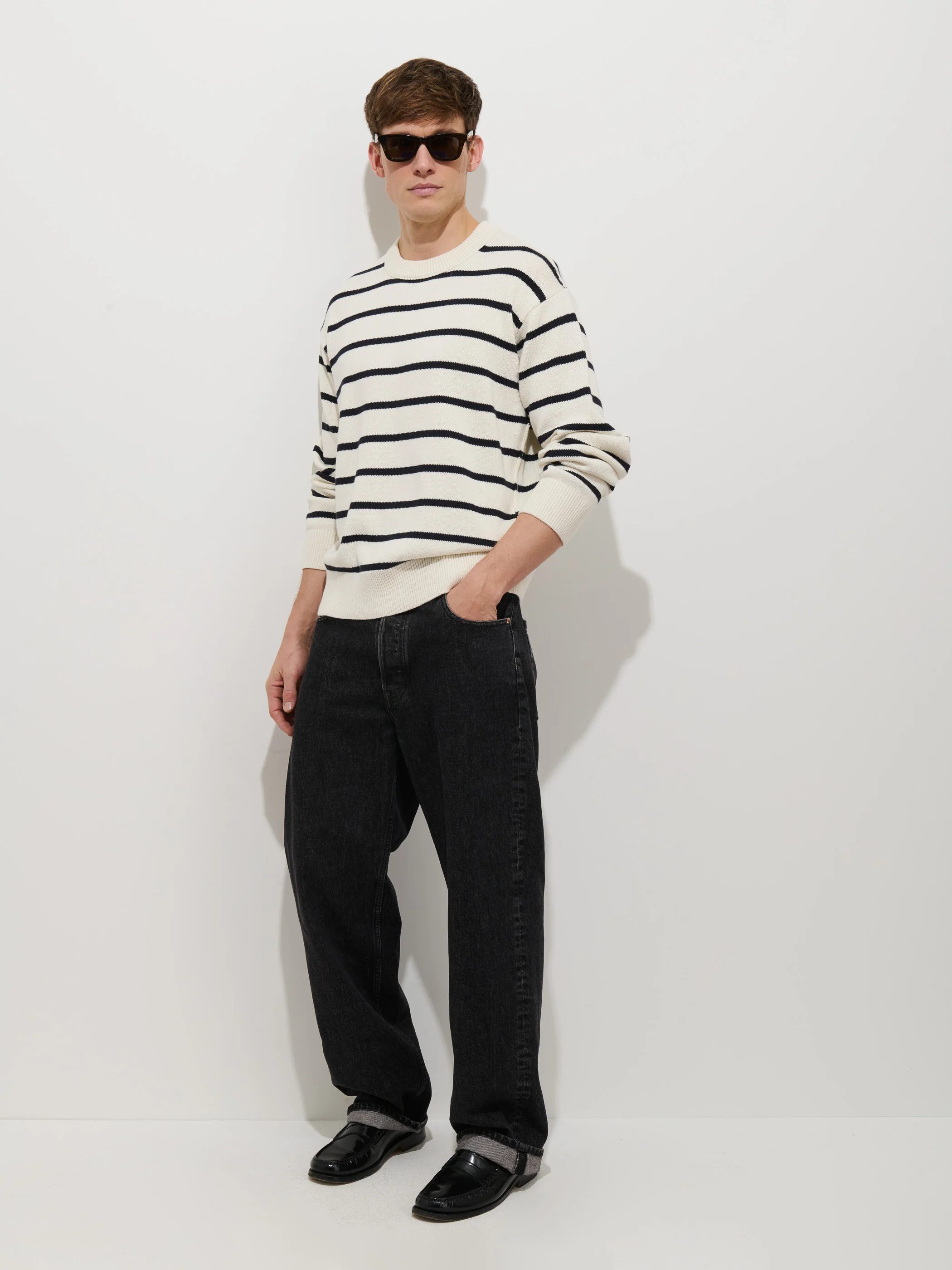 Gabriel Pullover In Cotton Linen - Image 3