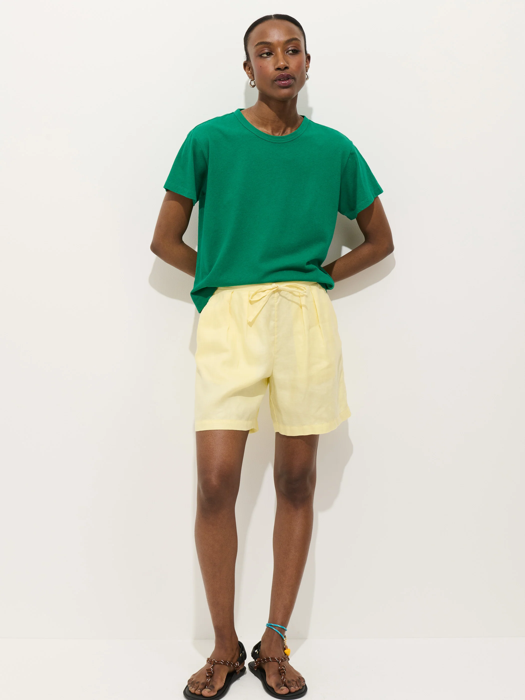 Garcon Tee In Linen Cotton - Image 5