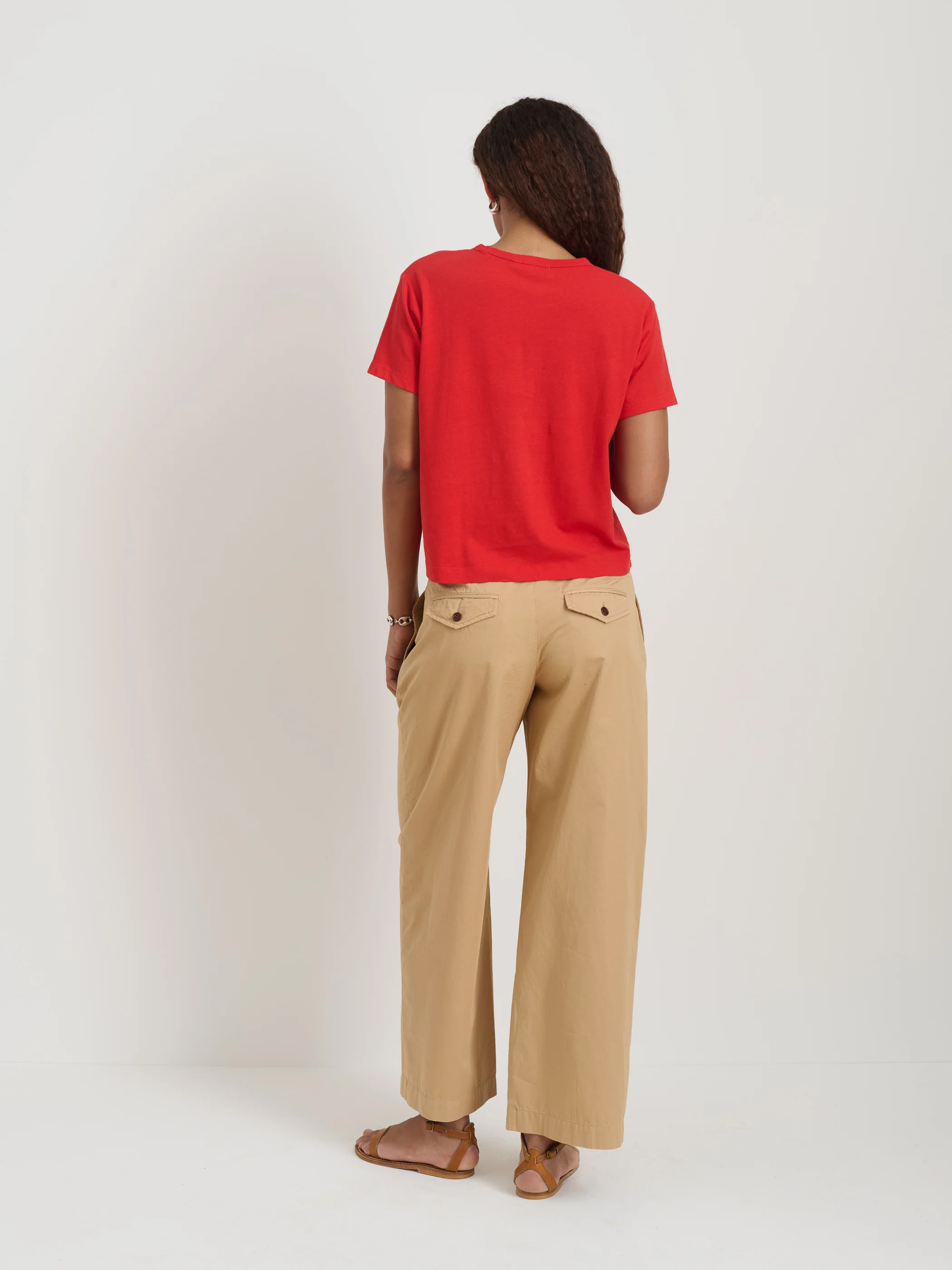 Garcon Tee In Linen Cotton - Image 5
