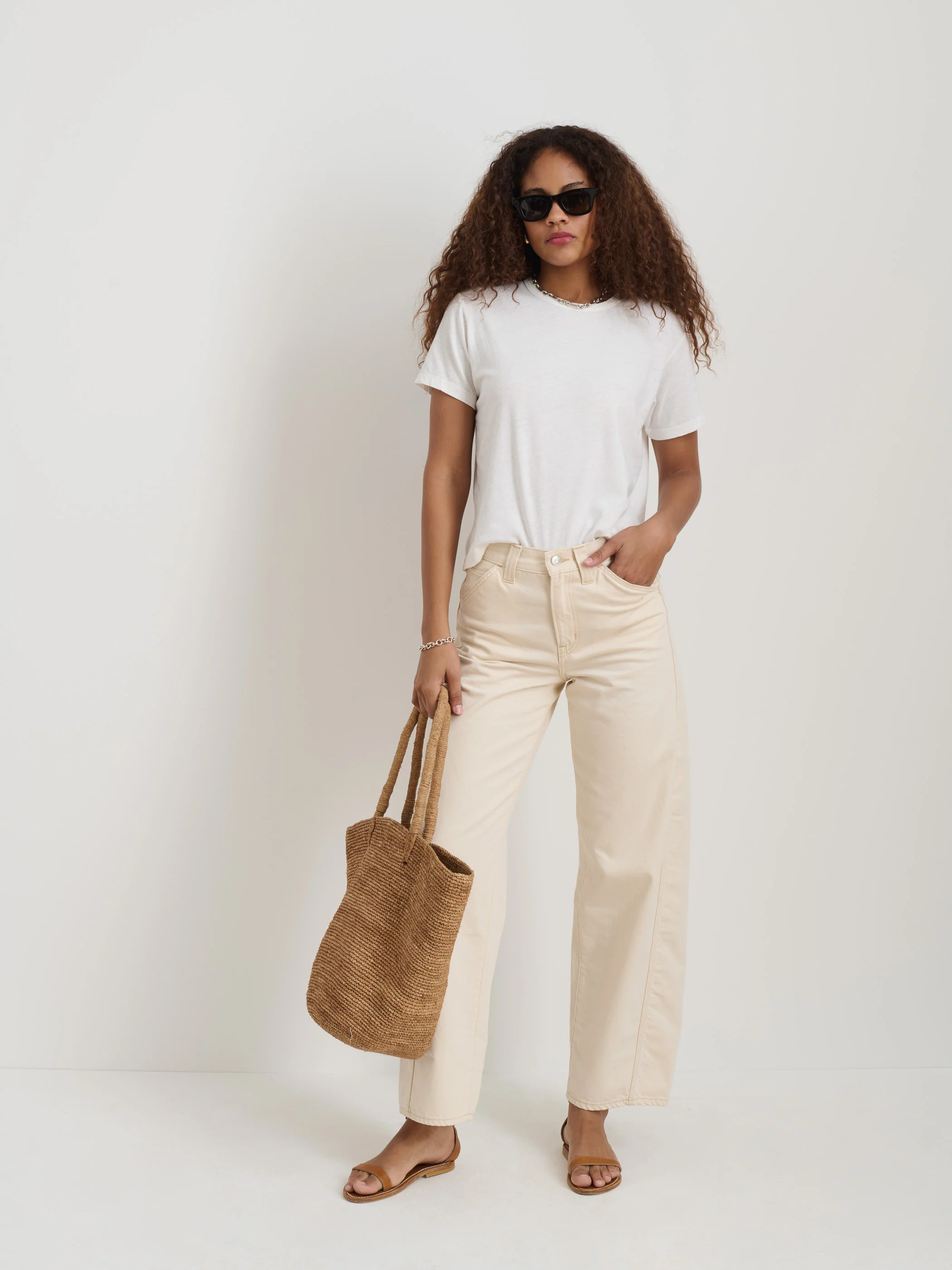 Garcon Tee In Linen Cotton - Image 4