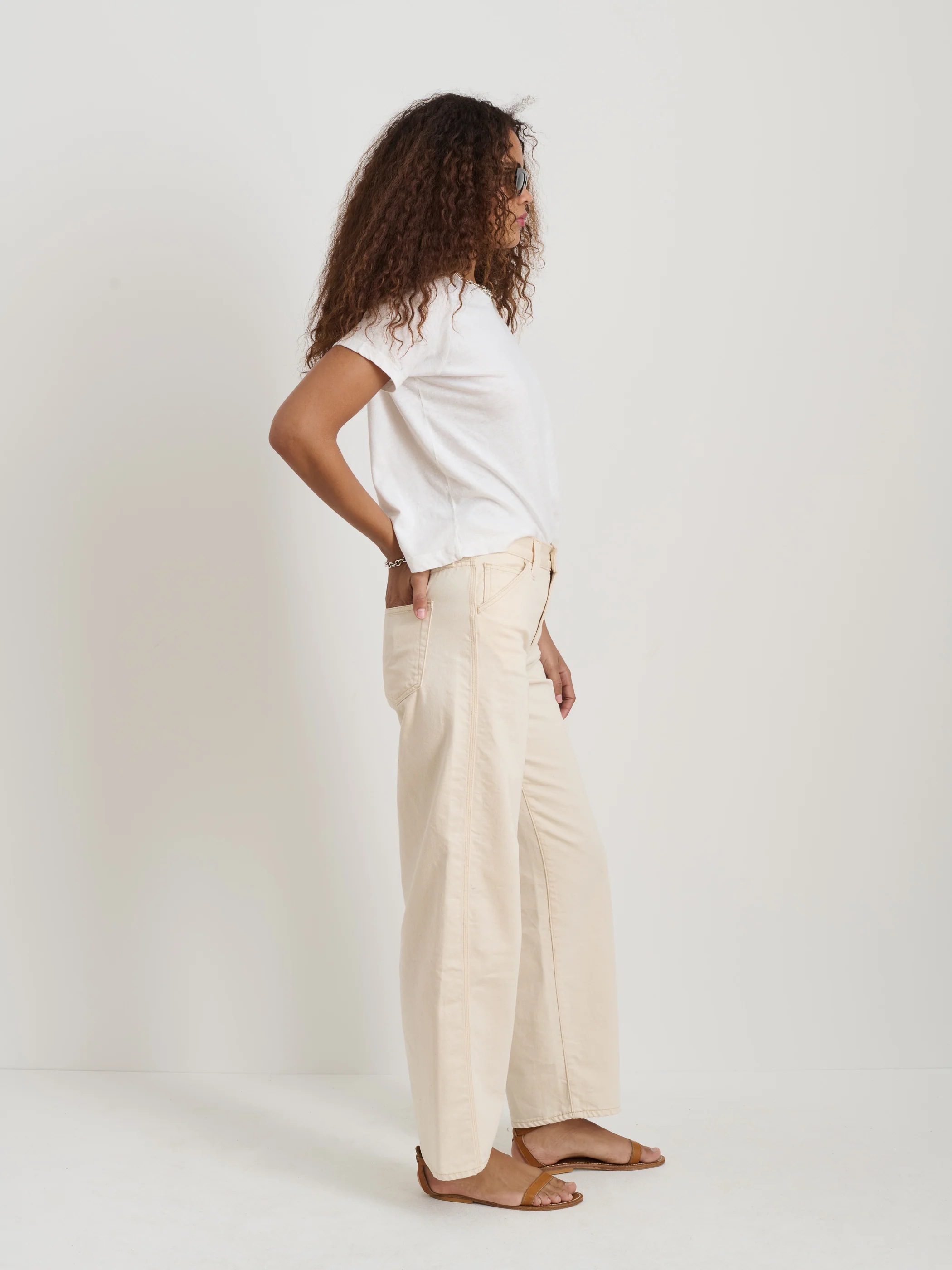 Garcon Tee In Linen Cotton - Image 5
