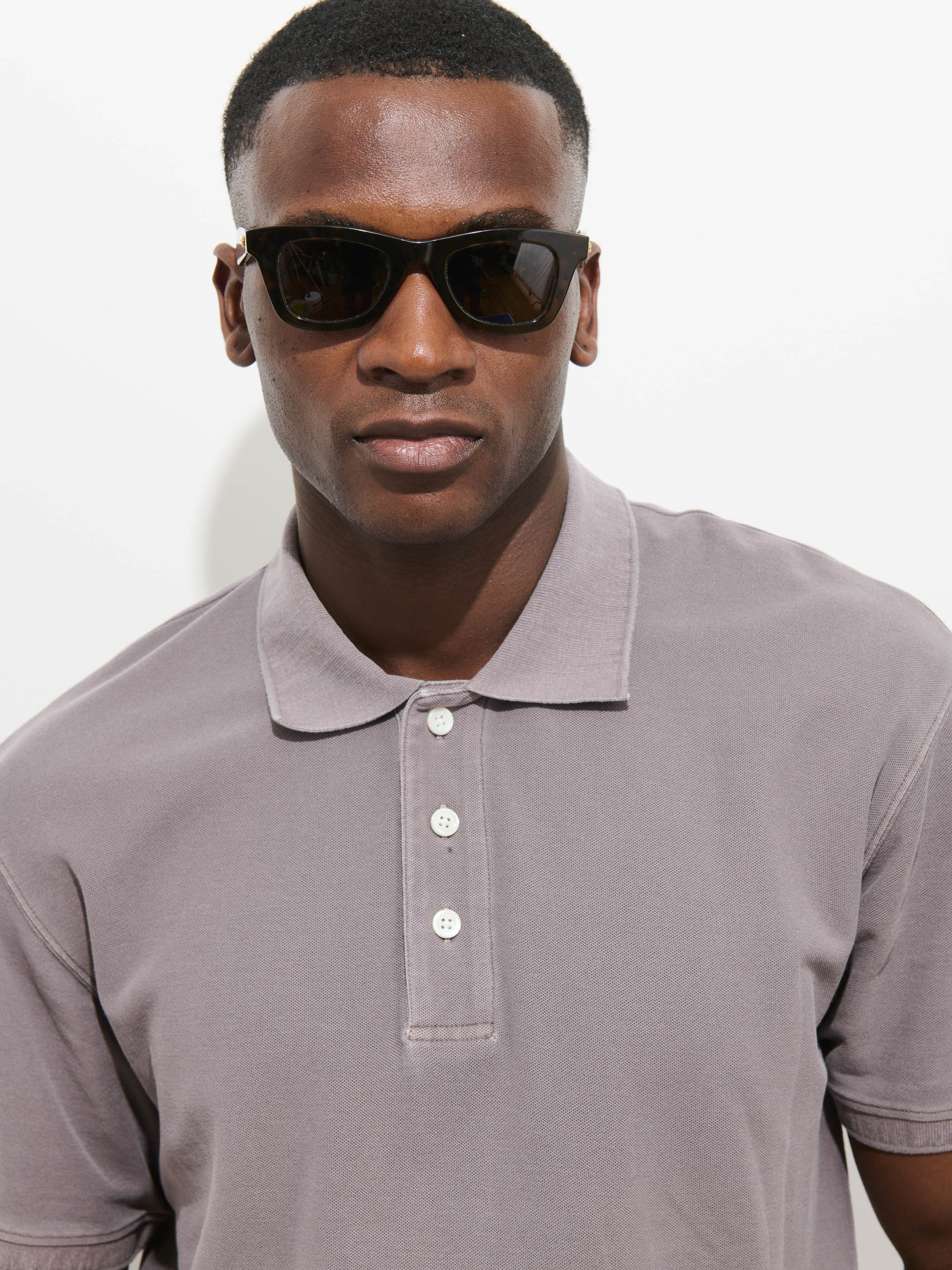 Garment Dyed Polo In Pique Cotton - Image 4