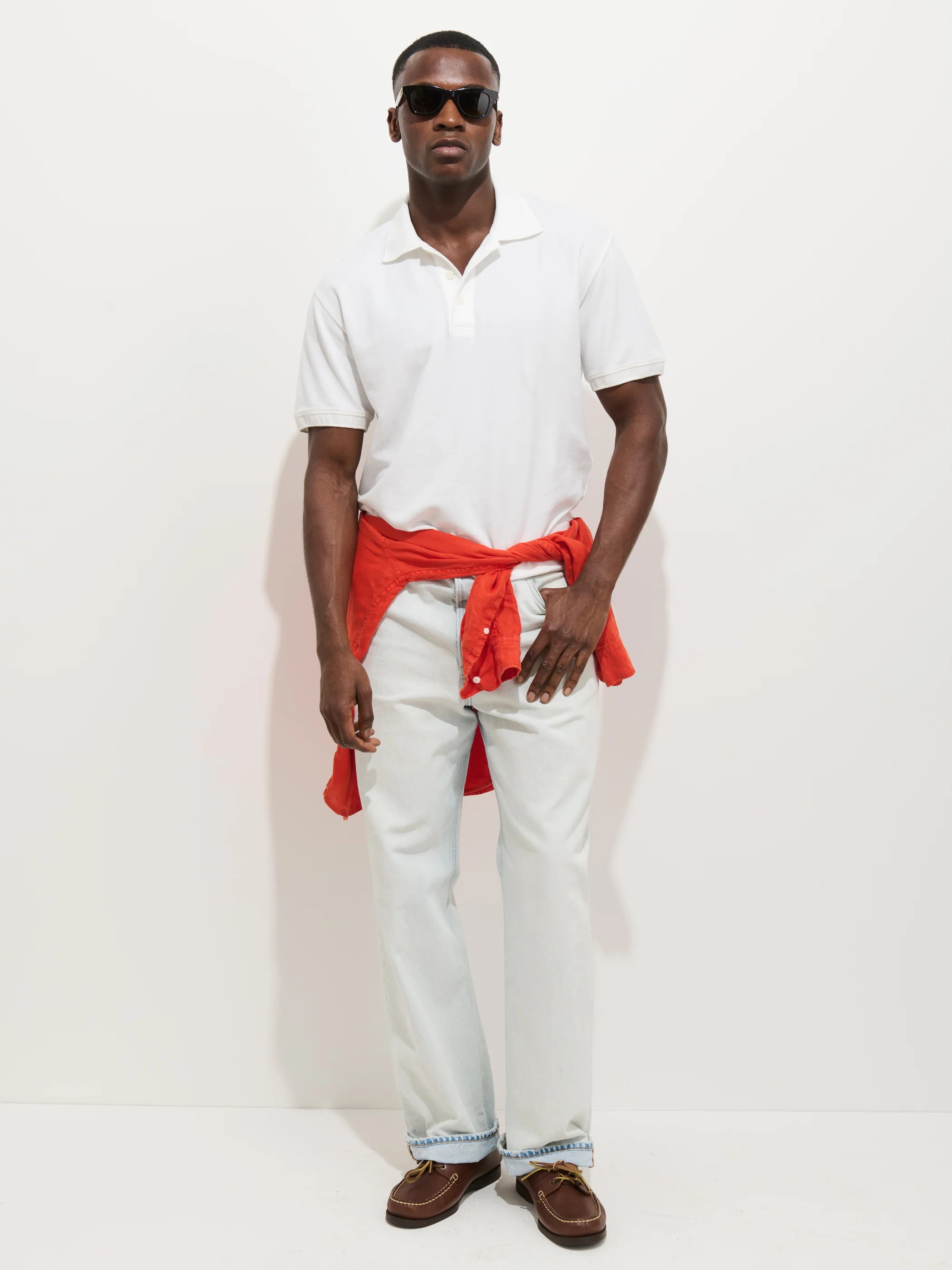 Garment Dyed Polo In Pique Cotton - Image 3