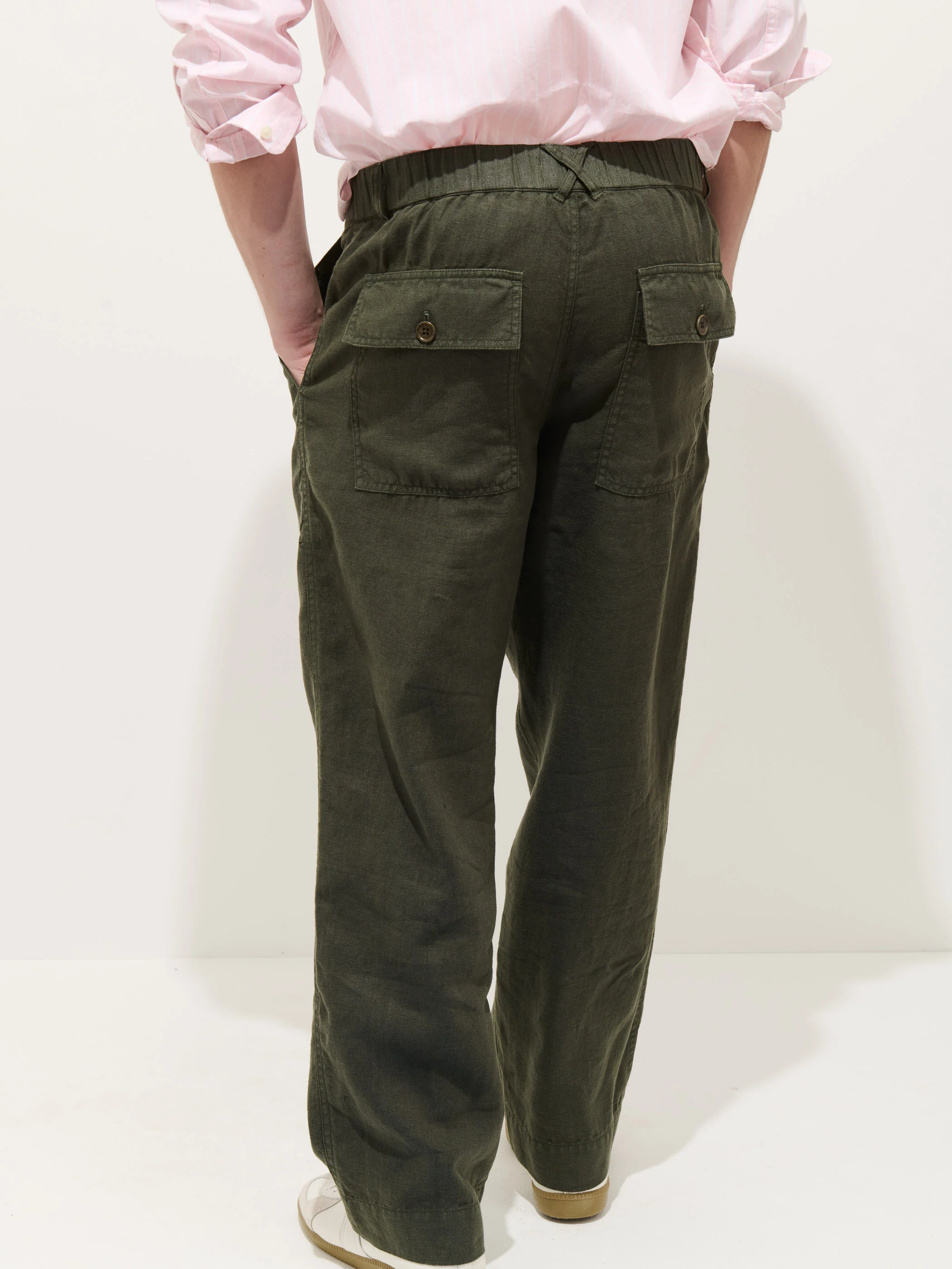 Pull On Field Pant In Linen - Image 6