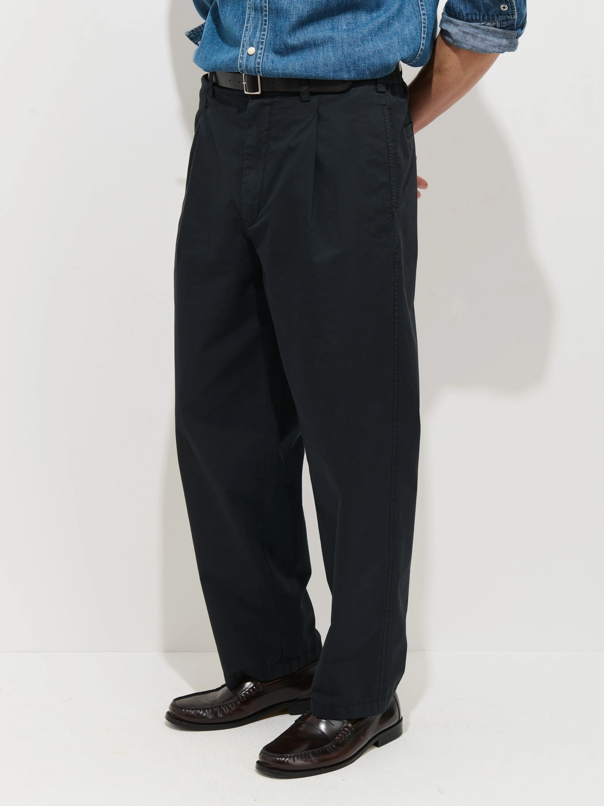 Georges Pull On Pant In Lightweight Cotton - Image 4