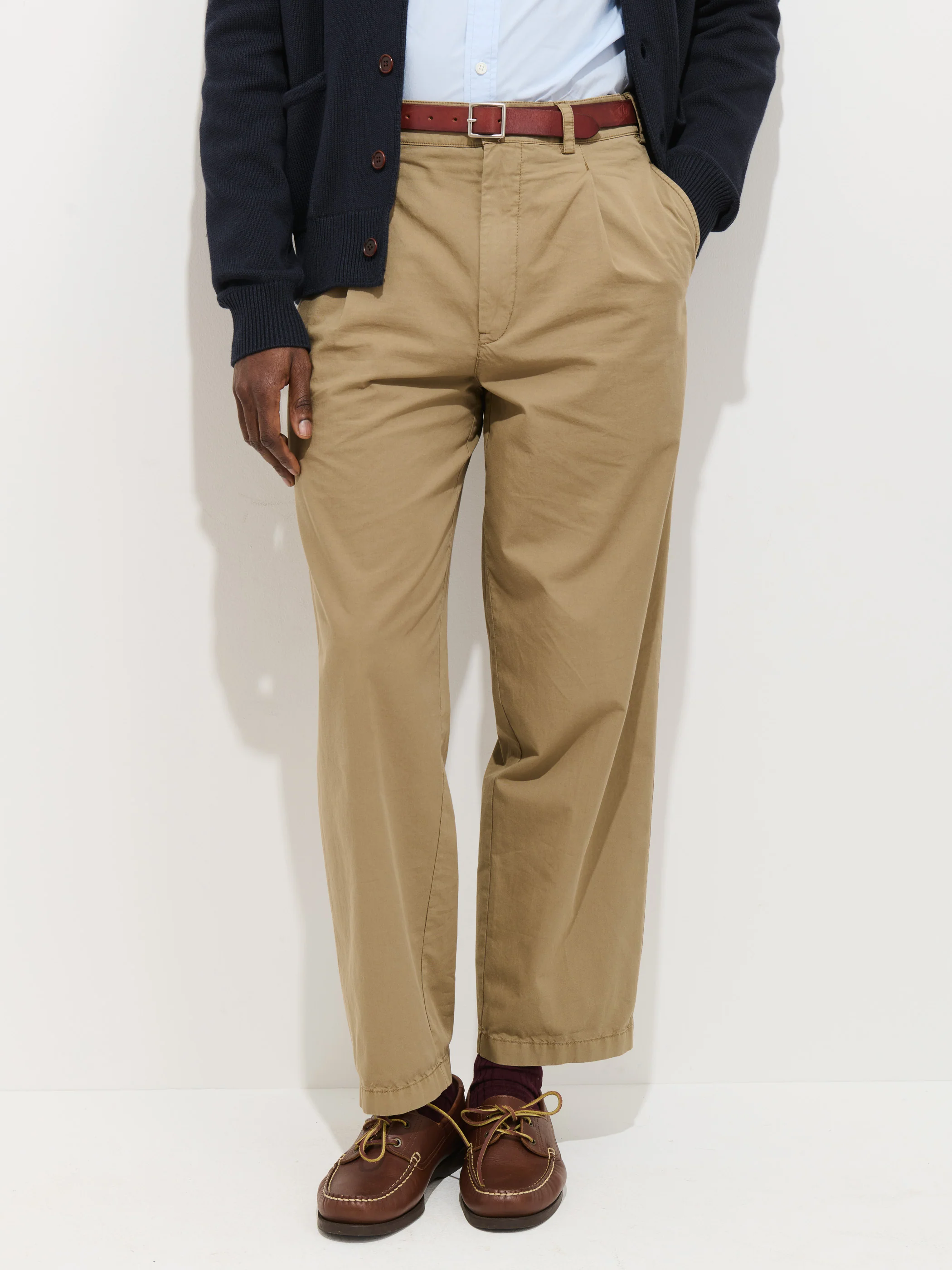 Georges Pull On Pant In Lightweight Cotton - Image 4