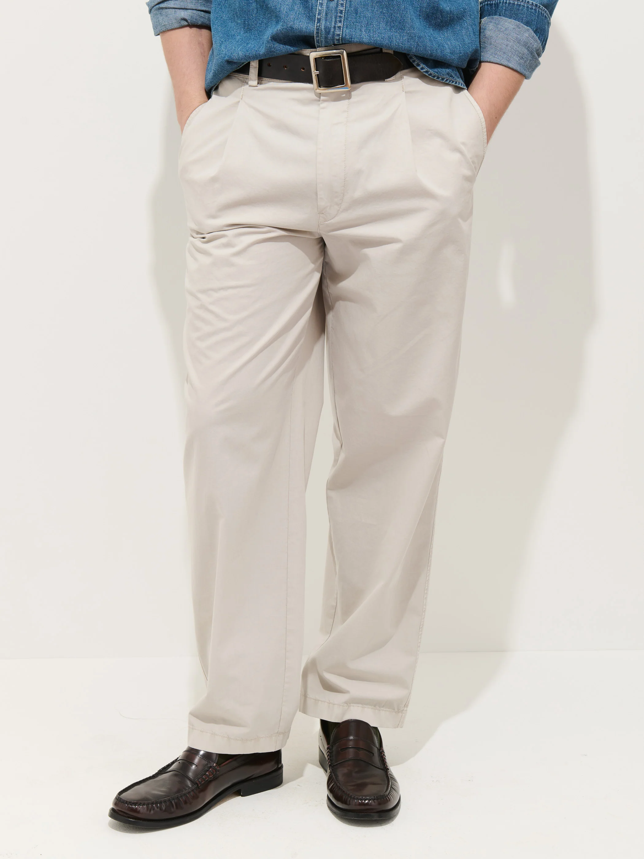 Georges Pull On Pant In Lightweight Cotton - Image 4