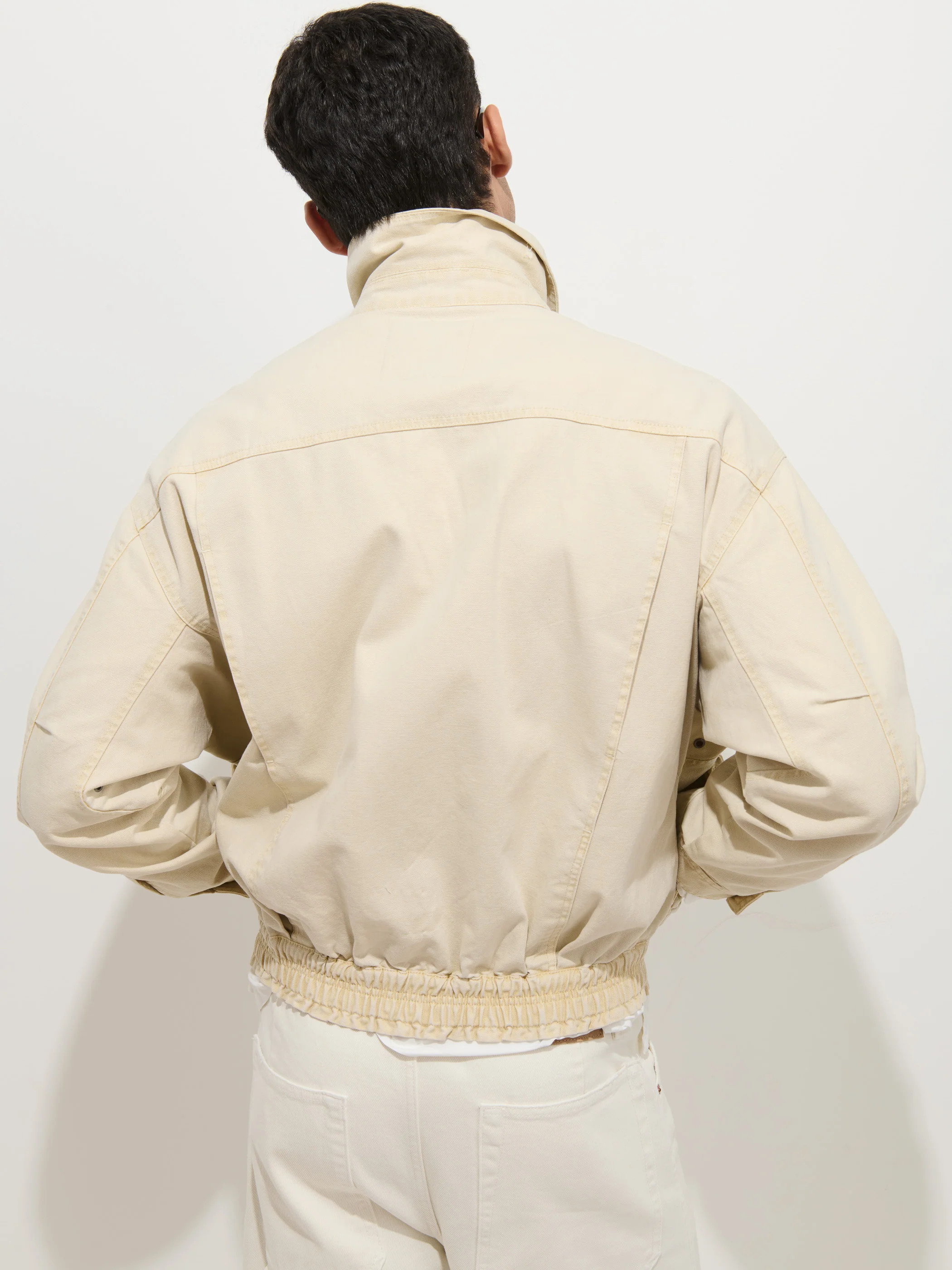Giorgio Bomber Jacket In Canvas - Image 7