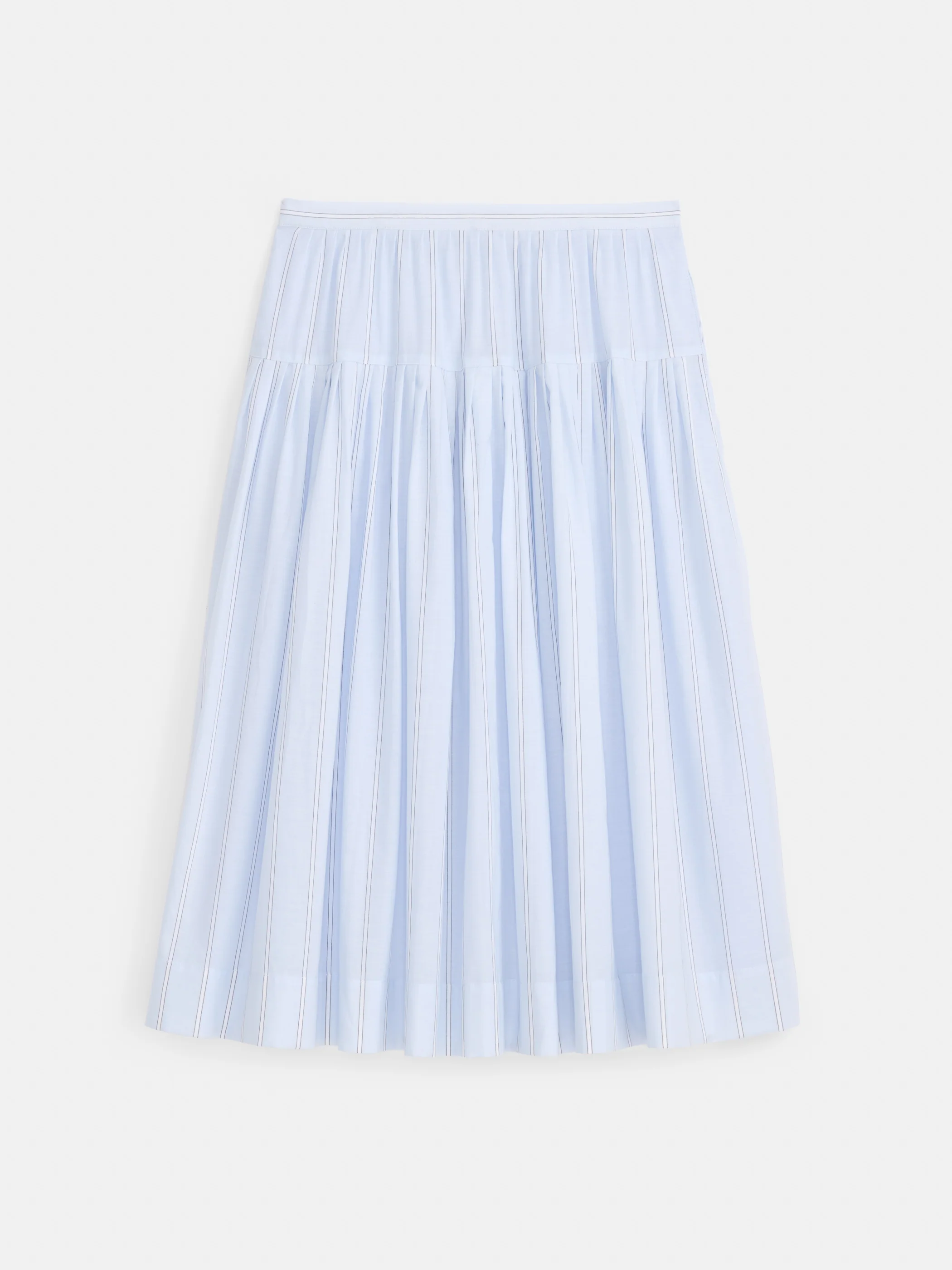 Hannah Striped Skirt In Cotton Voile - Image 2