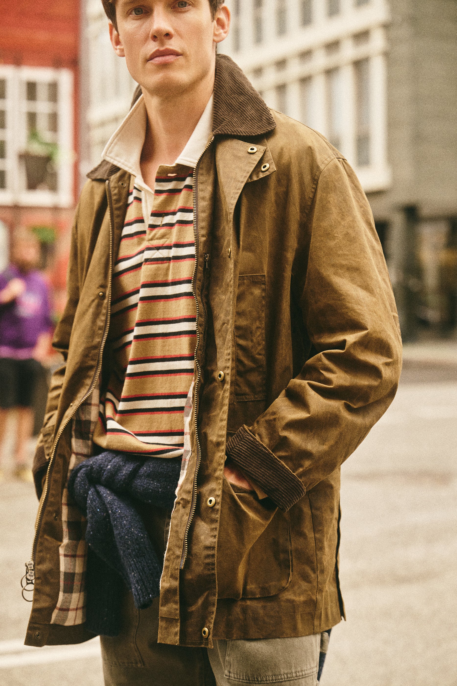 Regent Jacket In Waxed Cotton - Image 10