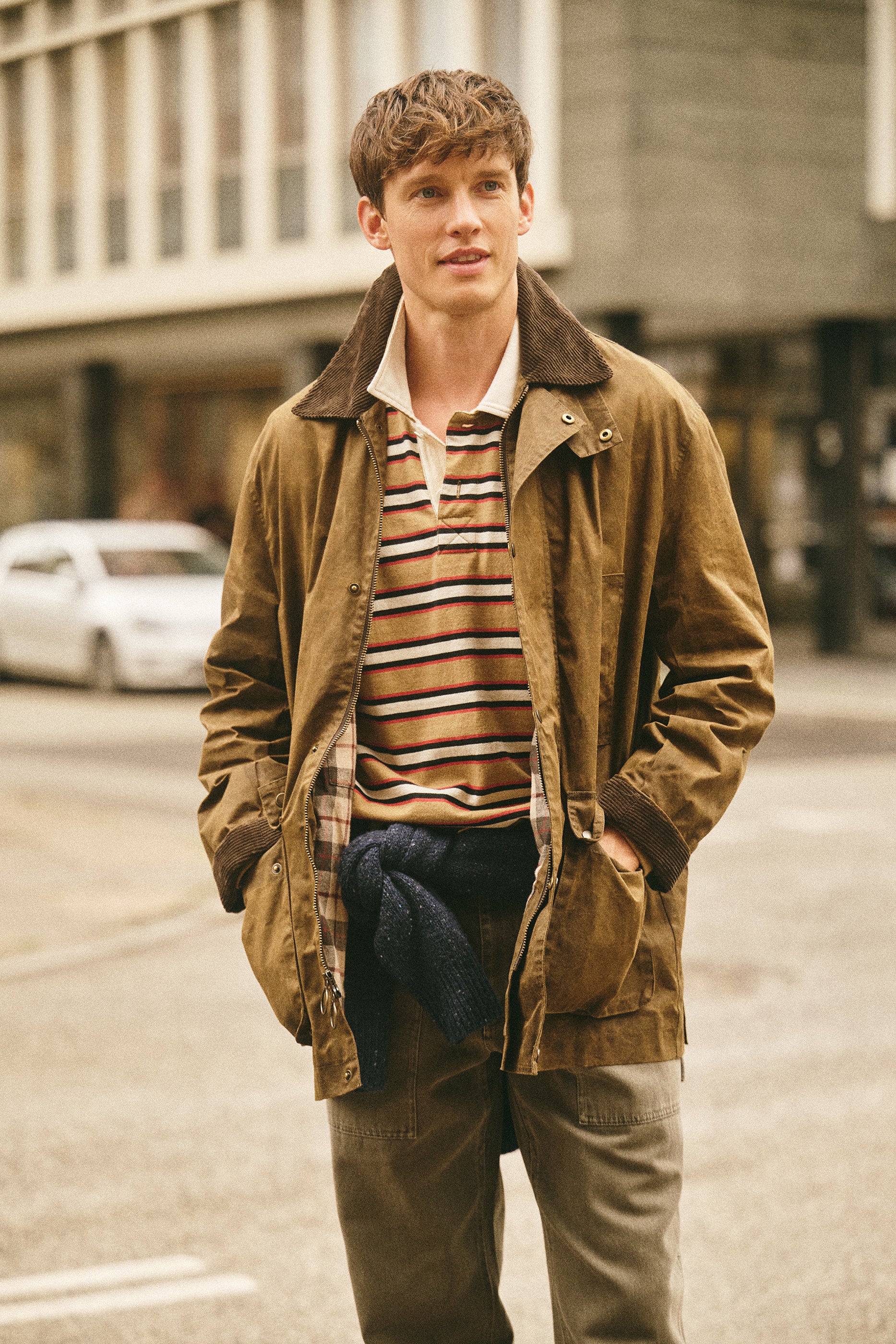 Regent Jacket In Waxed Cotton - Image 11