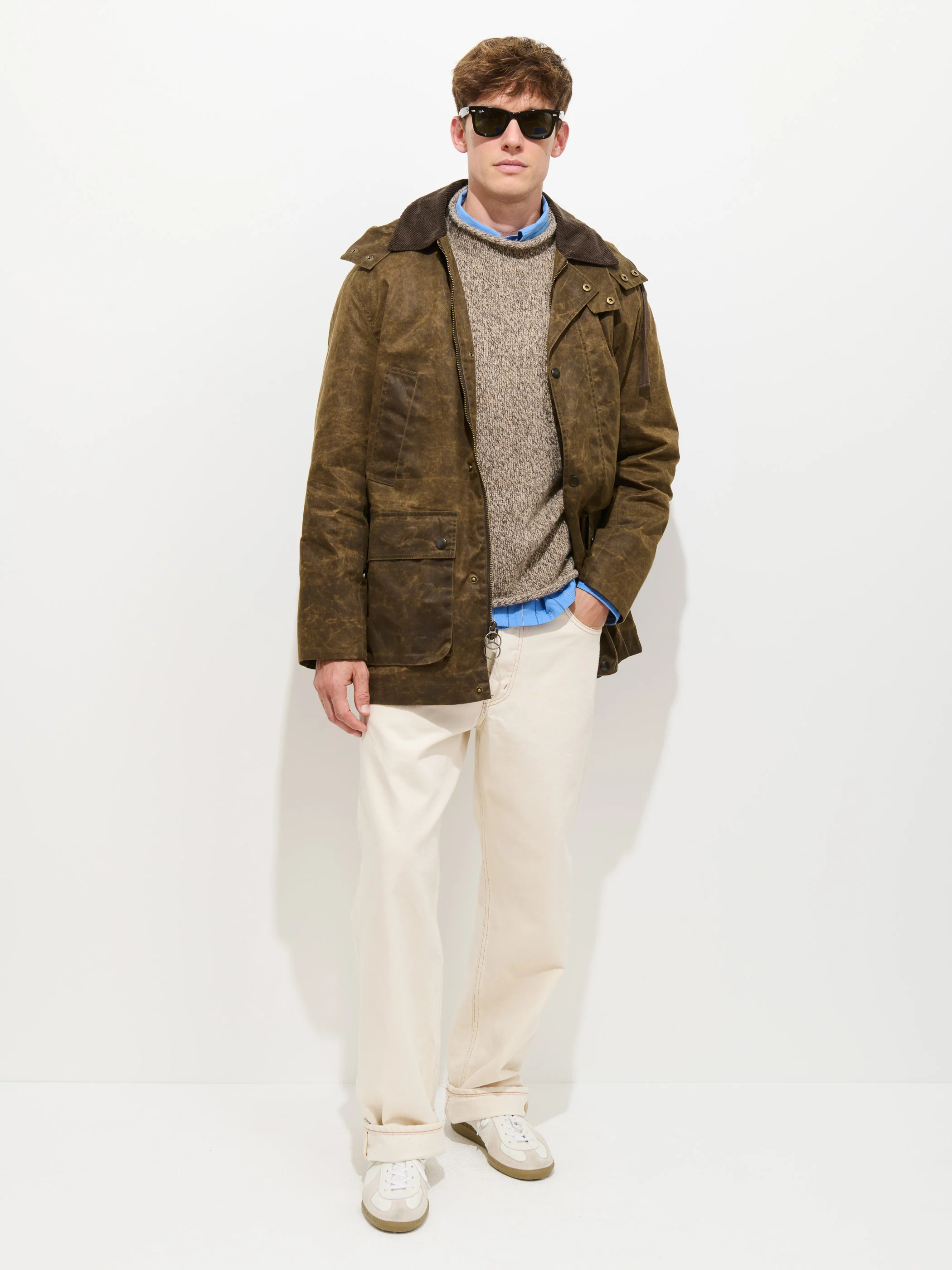Regent Jacket In Waxed Cotton - Image 3