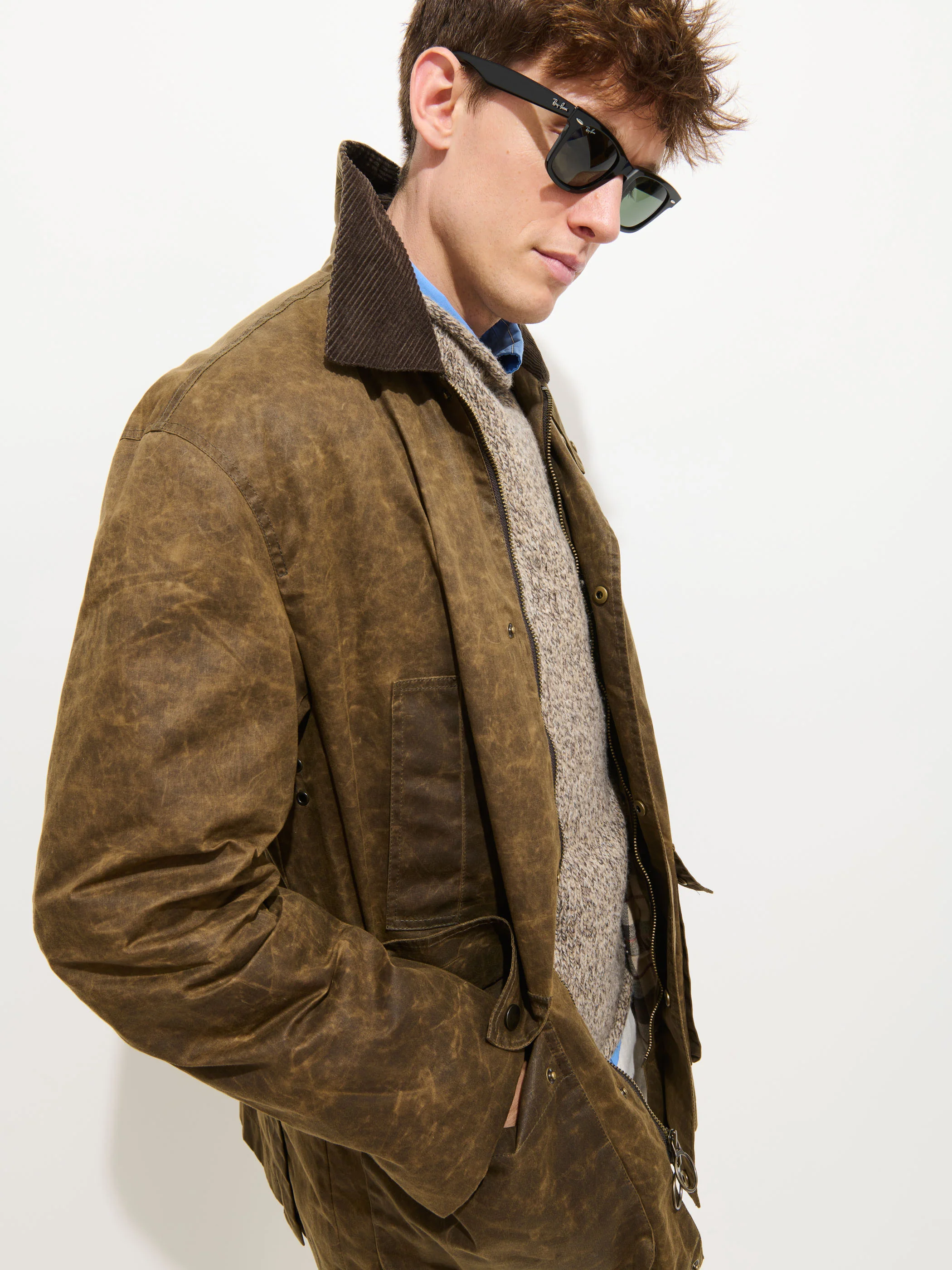 Regent Jacket In Waxed Cotton - Image 6