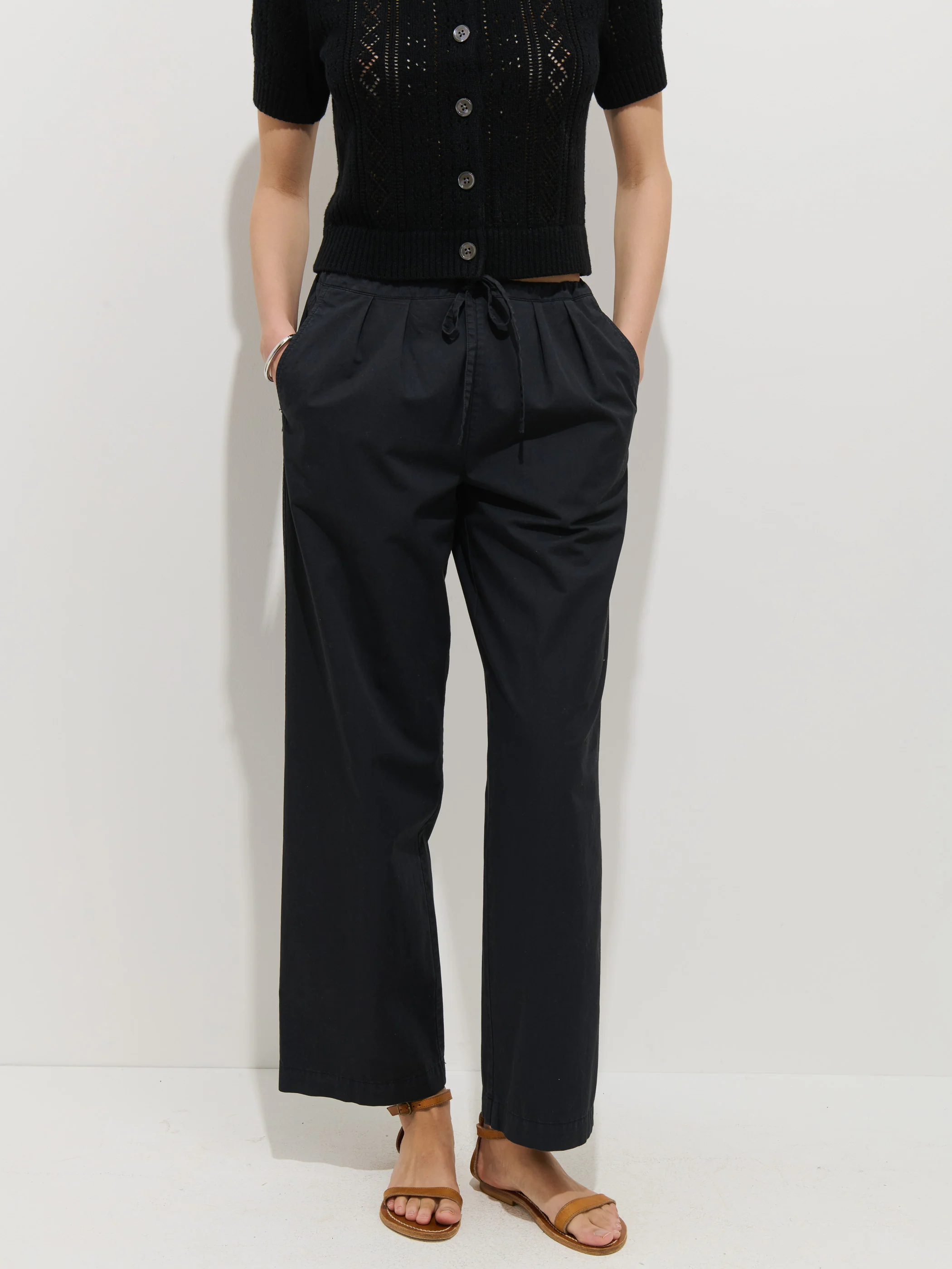 Hudson Pant In Cotton Twill - Image 3