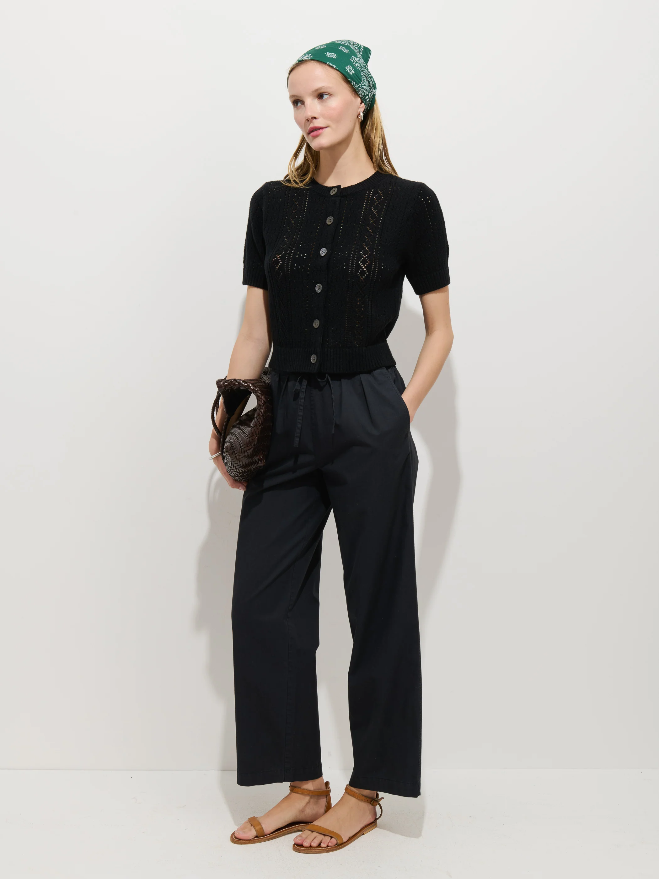 Hudson Pant In Cotton Twill - Image 4