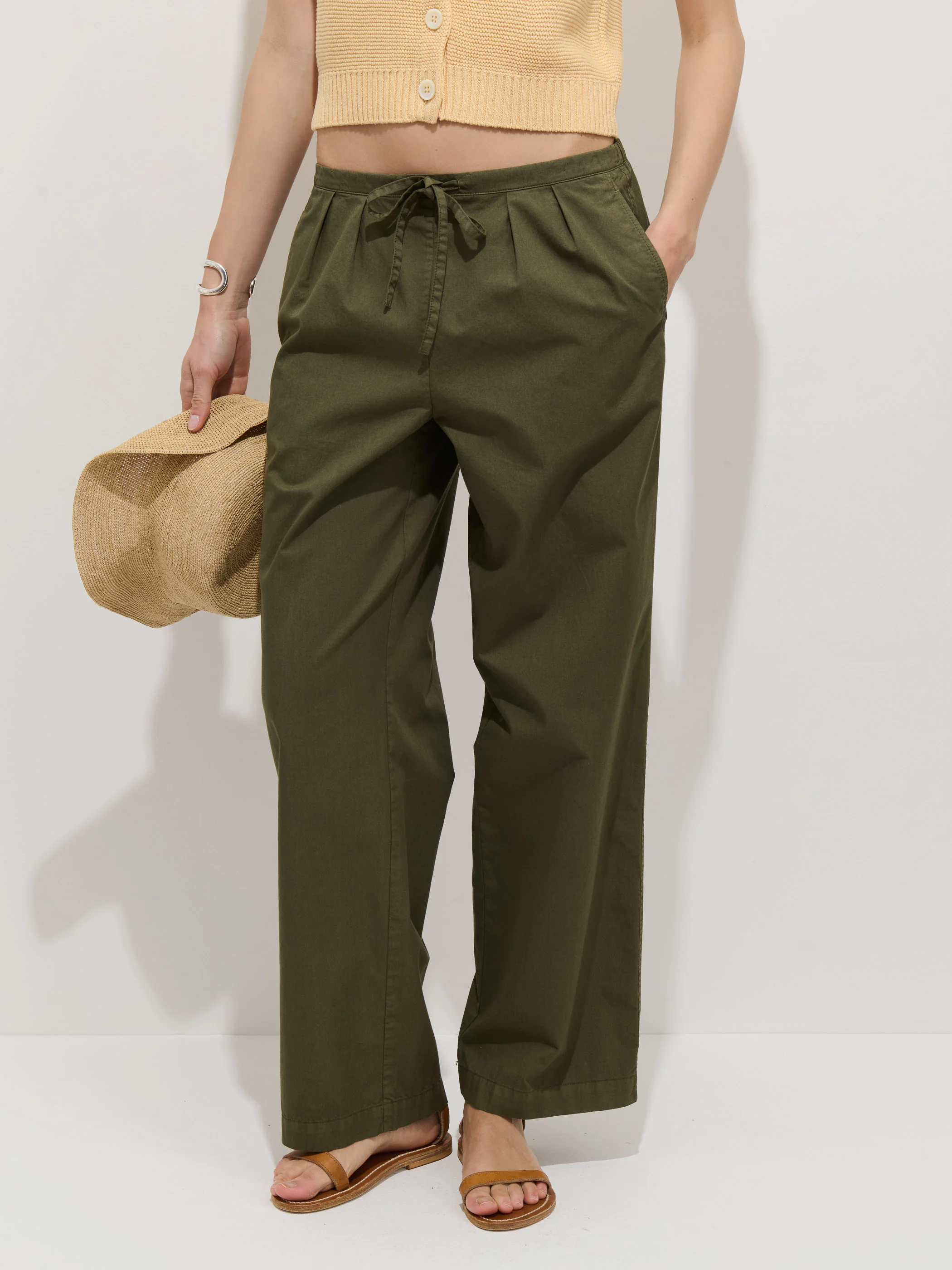 Hudson Pant In Cotton Twill - Image 3