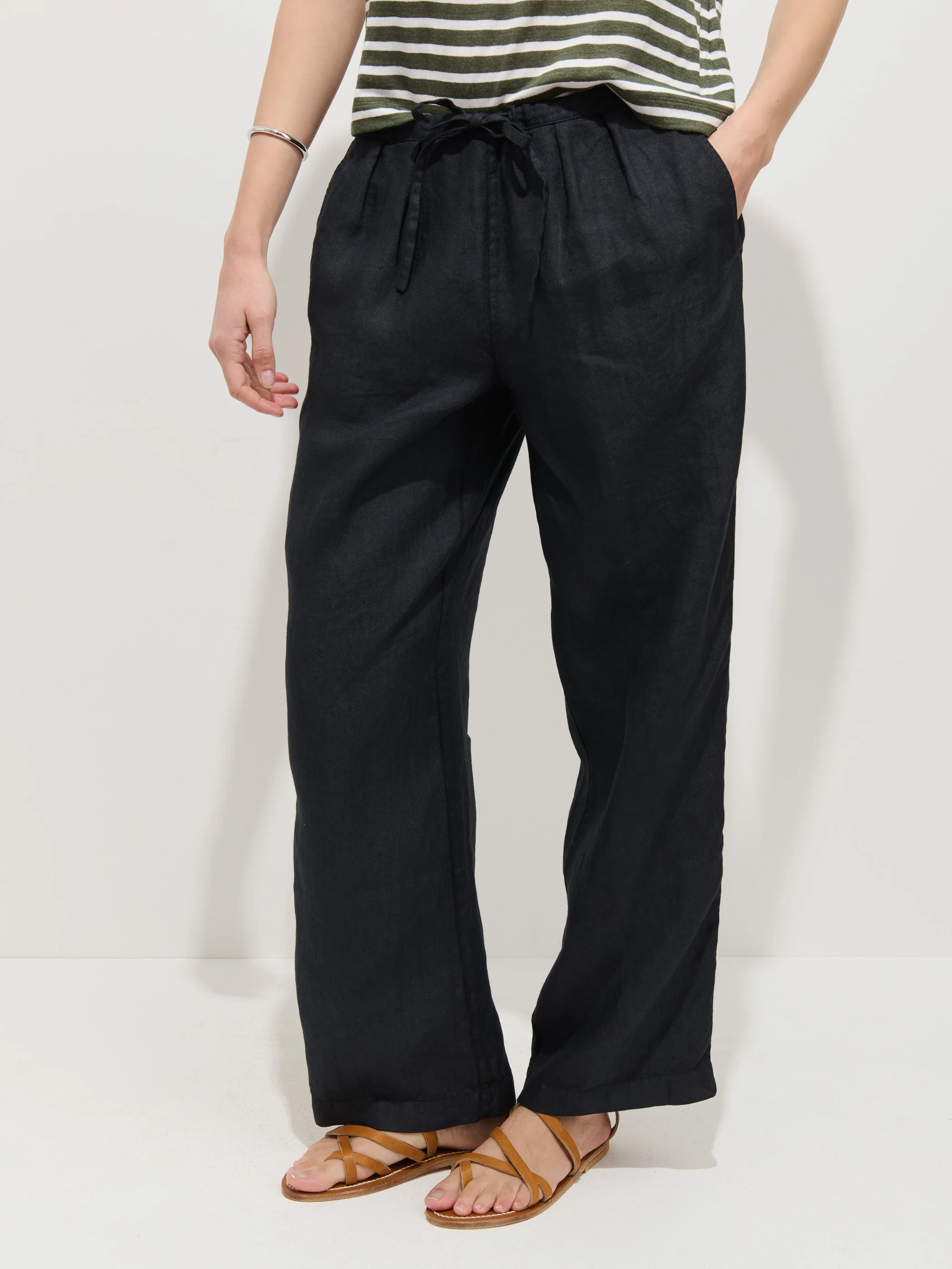 Hudson Pant In Linen - Image 3