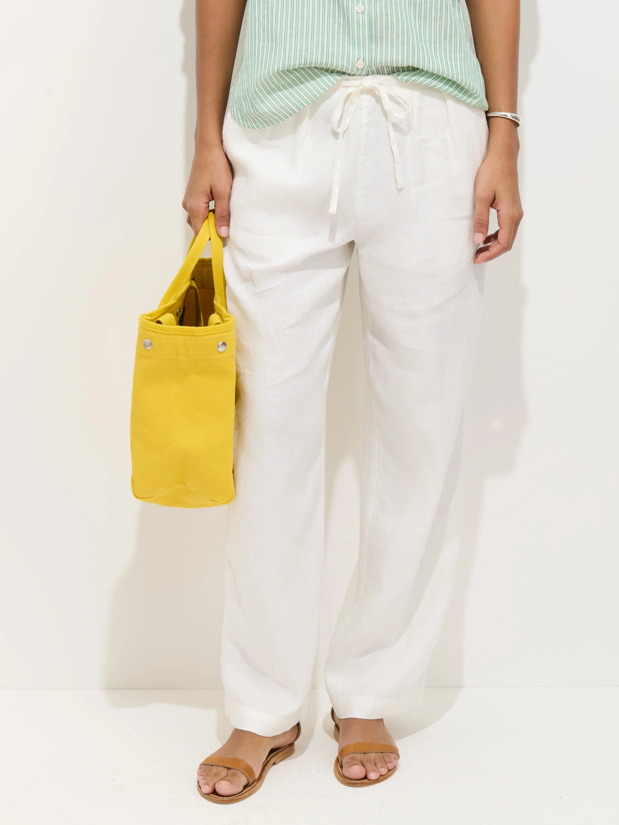 Hudson Pant In Linen - Image 3
