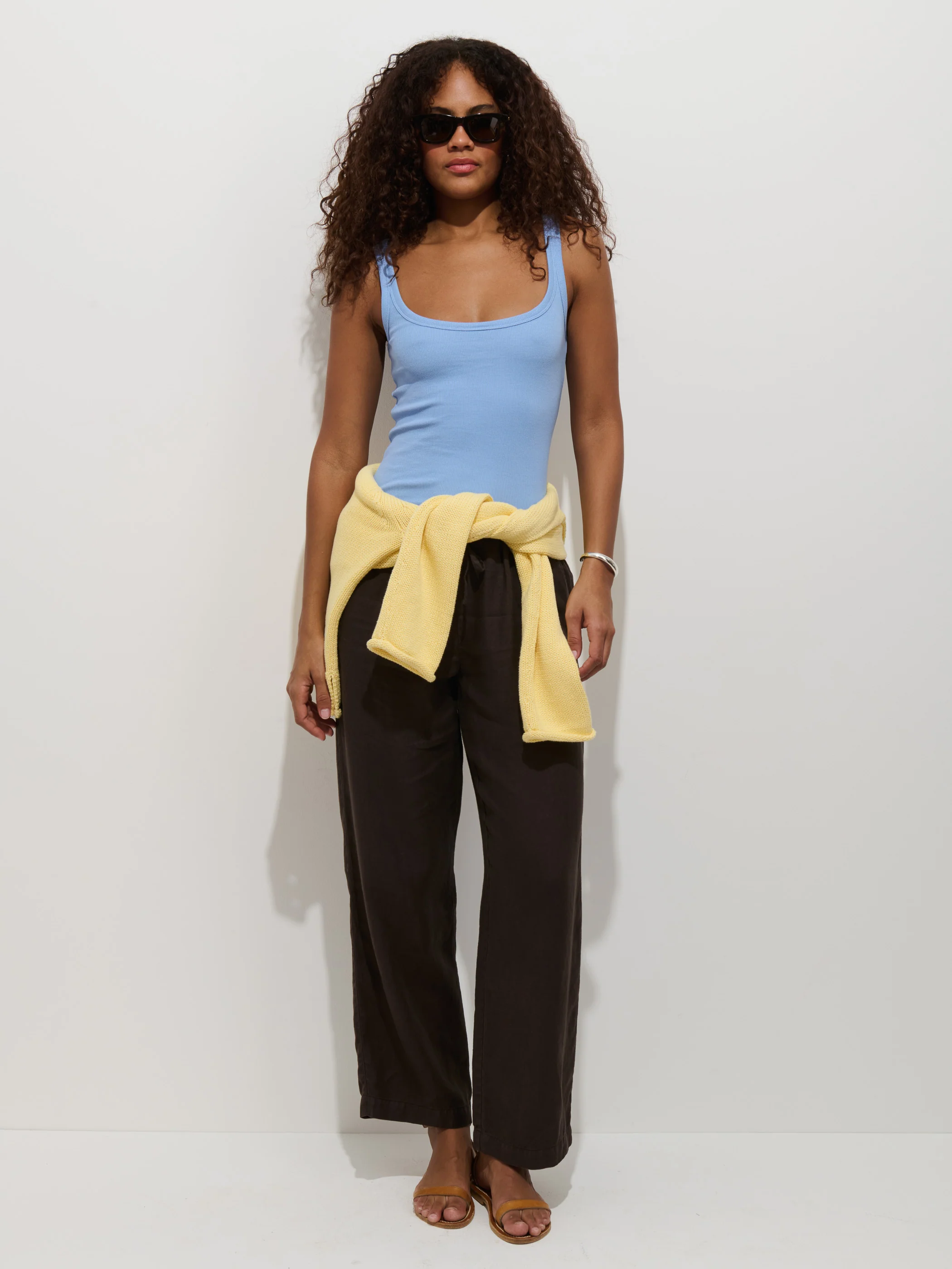 Hudson Pant In Linen - Image 3