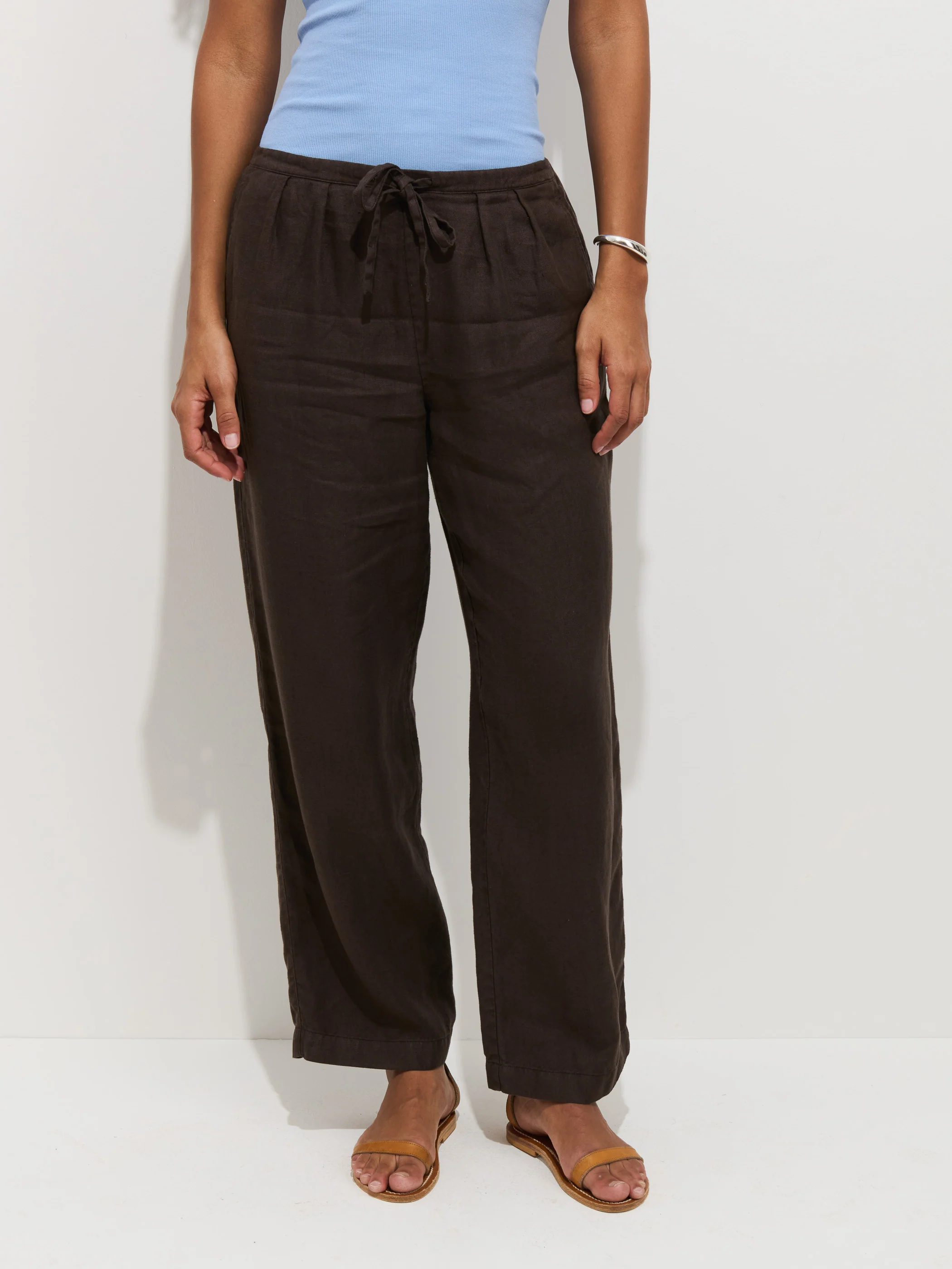 Hudson Pant In Linen - Image 4