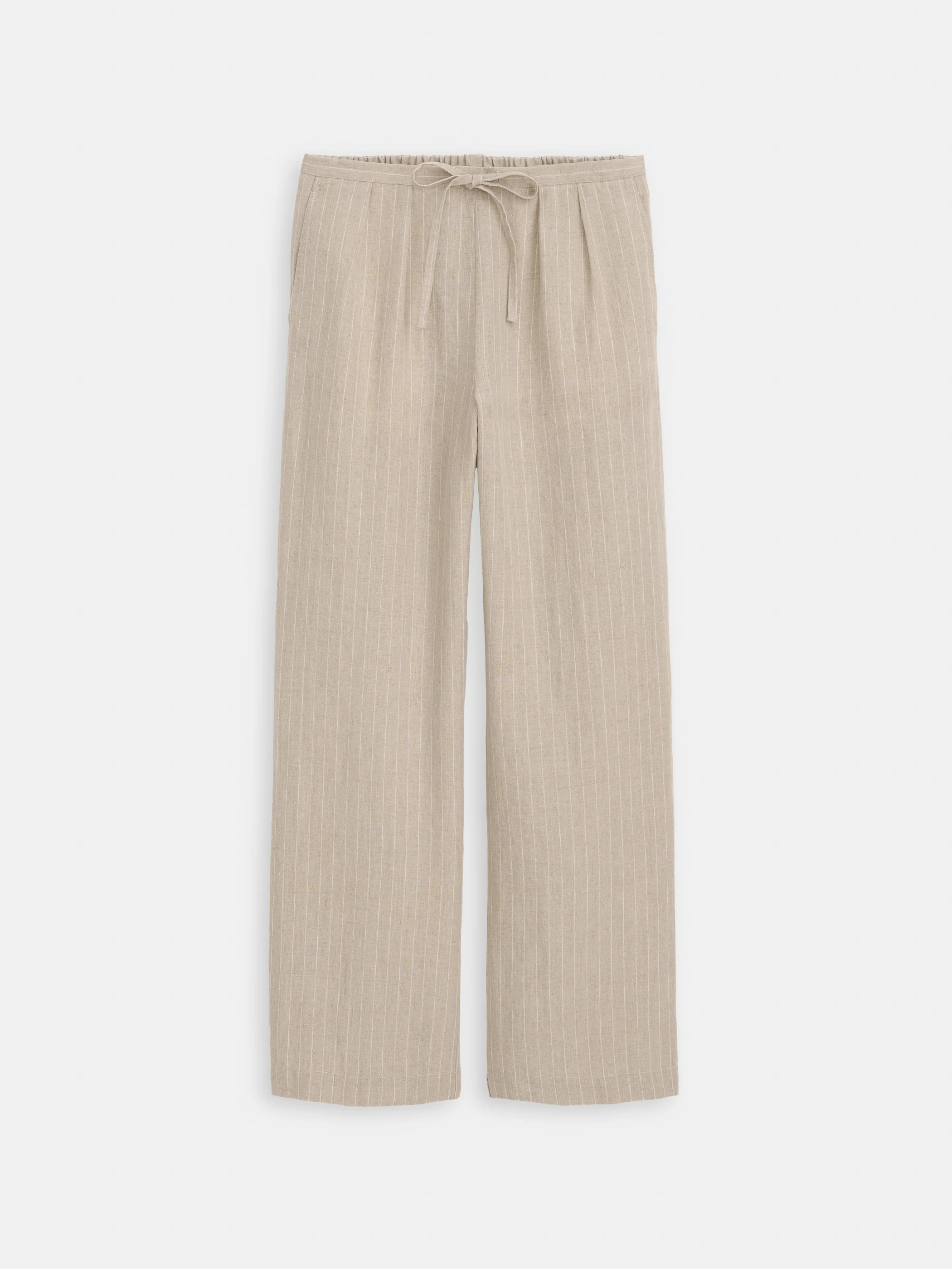Hudson Pinstripe Pant In Linen - Image 2