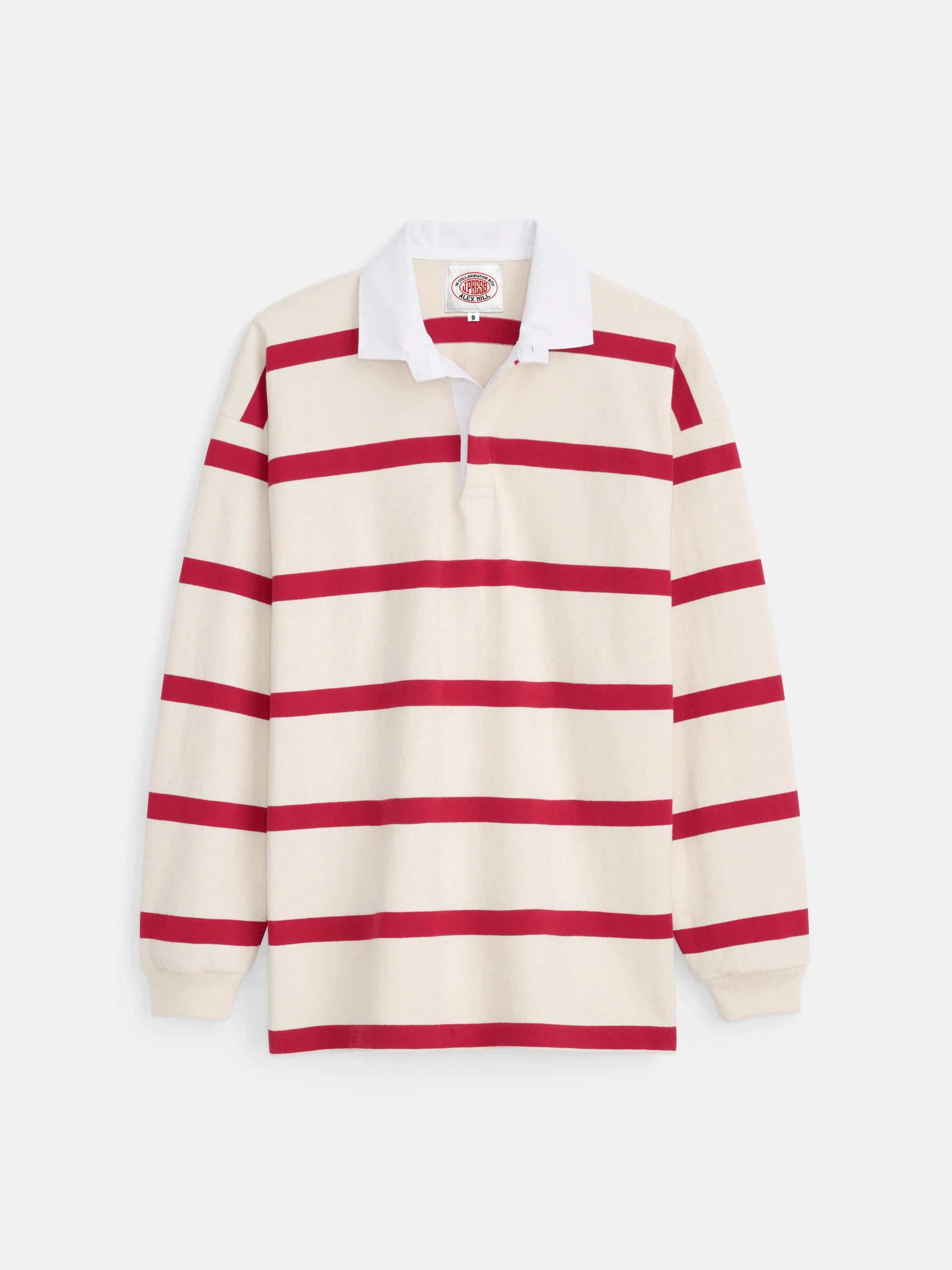 J.Press x Alex Mill Rugby Striped Shirt In Cotton - Image 2