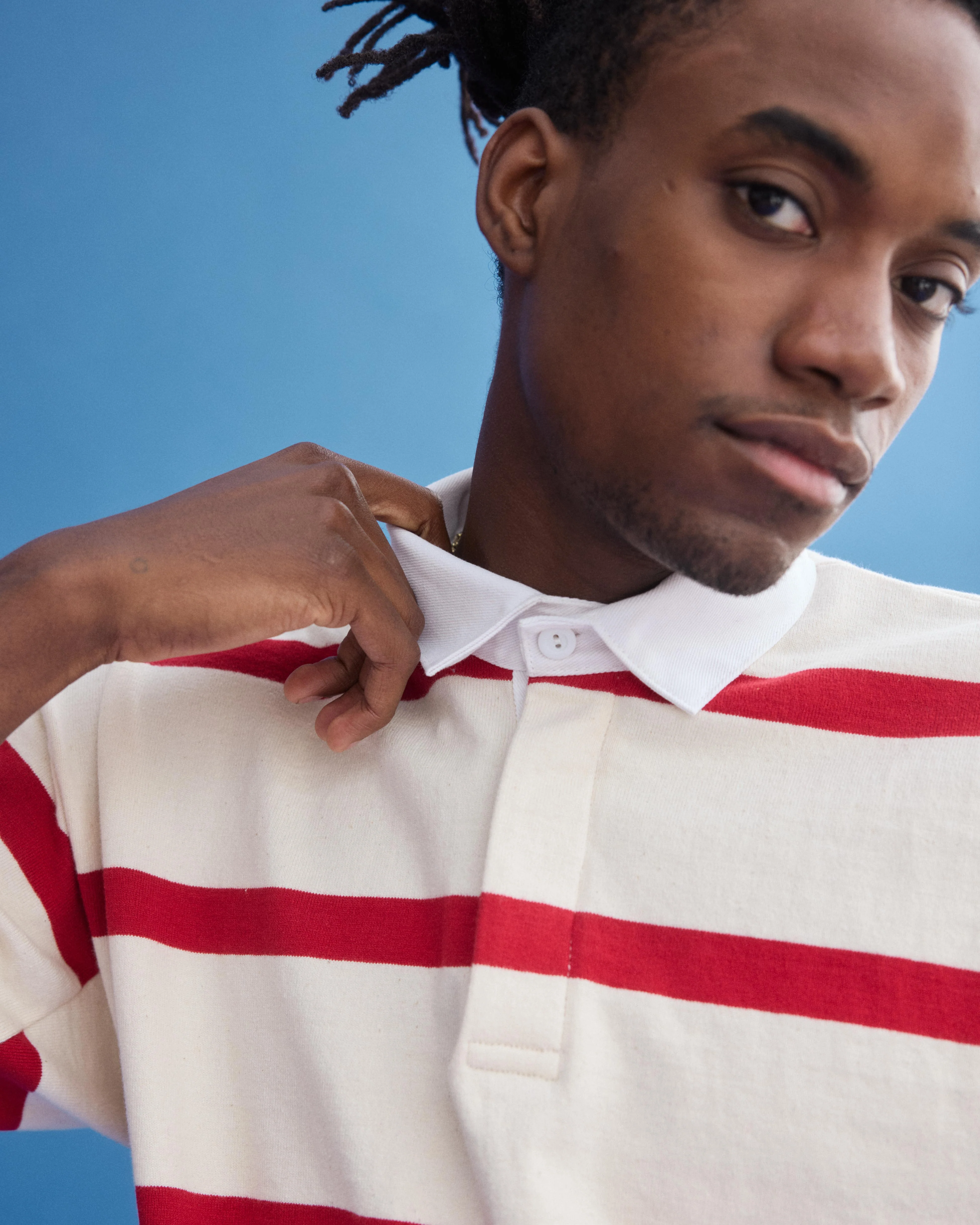 J.Press x Alex Mill Rugby Striped Shirt In Cotton - Image 6