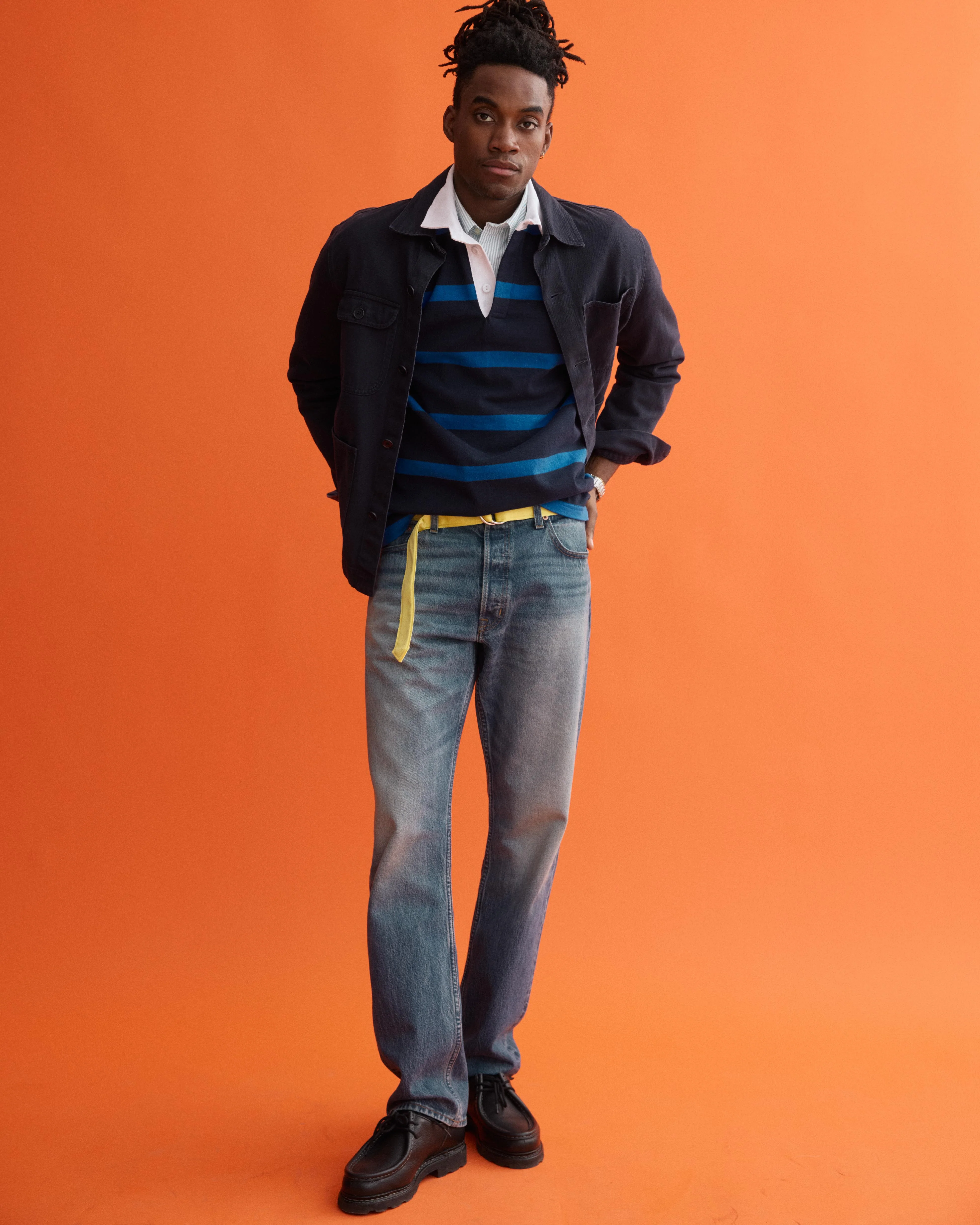 J.Press x Alex Mill Rugby Striped Shirt In Cotton - Image 3