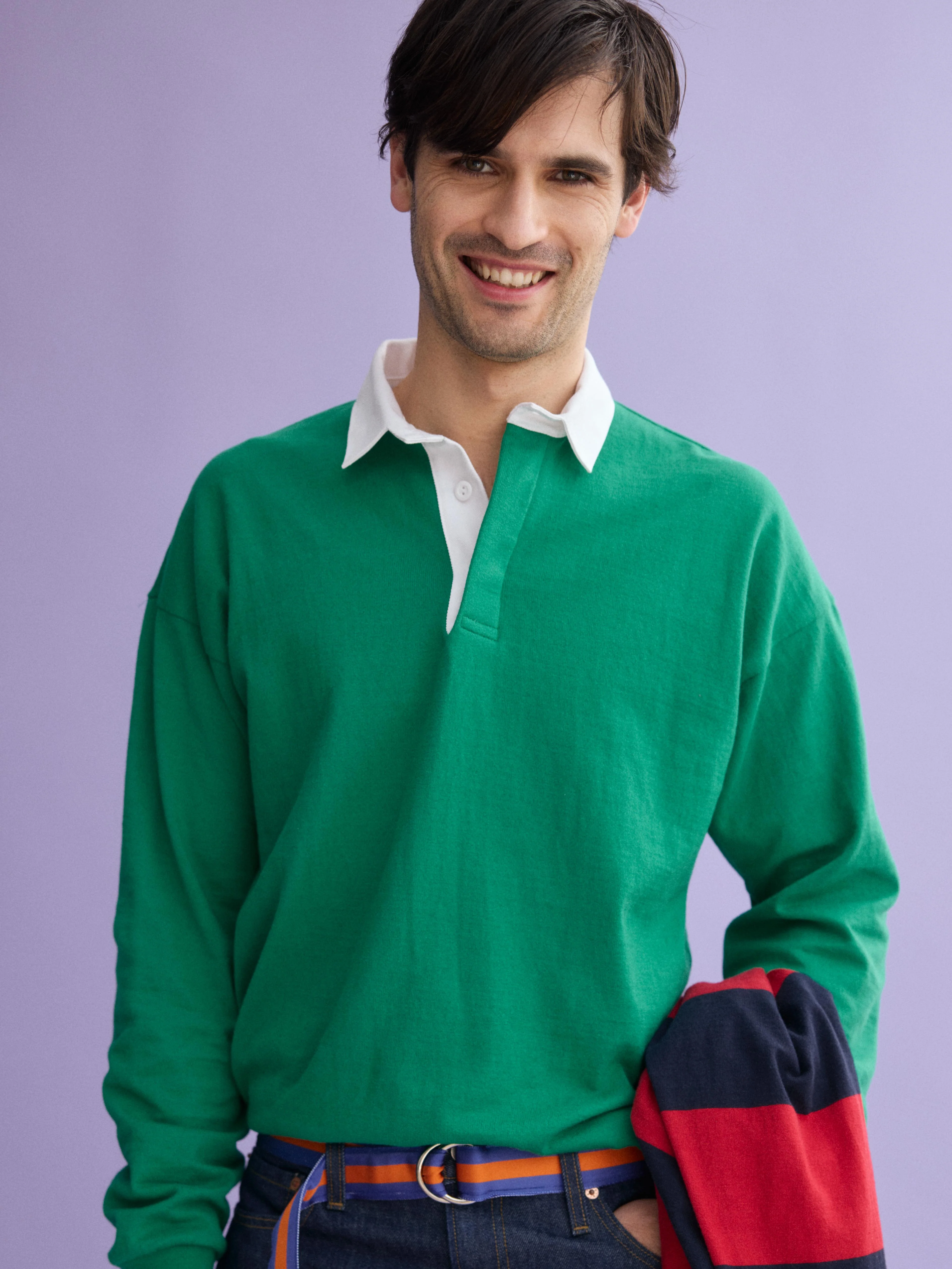 J.Press x Alex Mill Rugby Shirt In Cotton