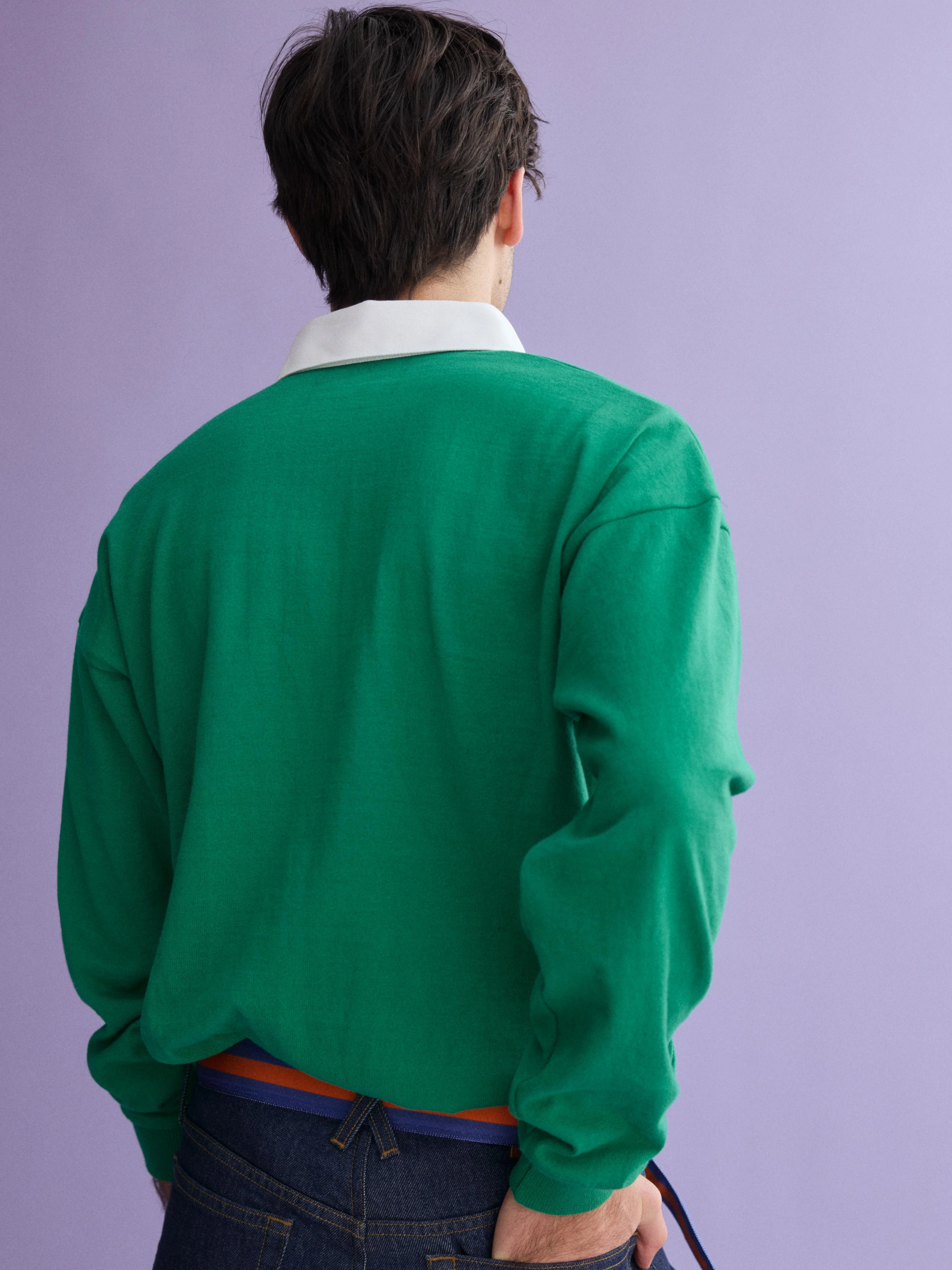 J.Press x Alex Mill Rugby Shirt In Cotton - Image 6