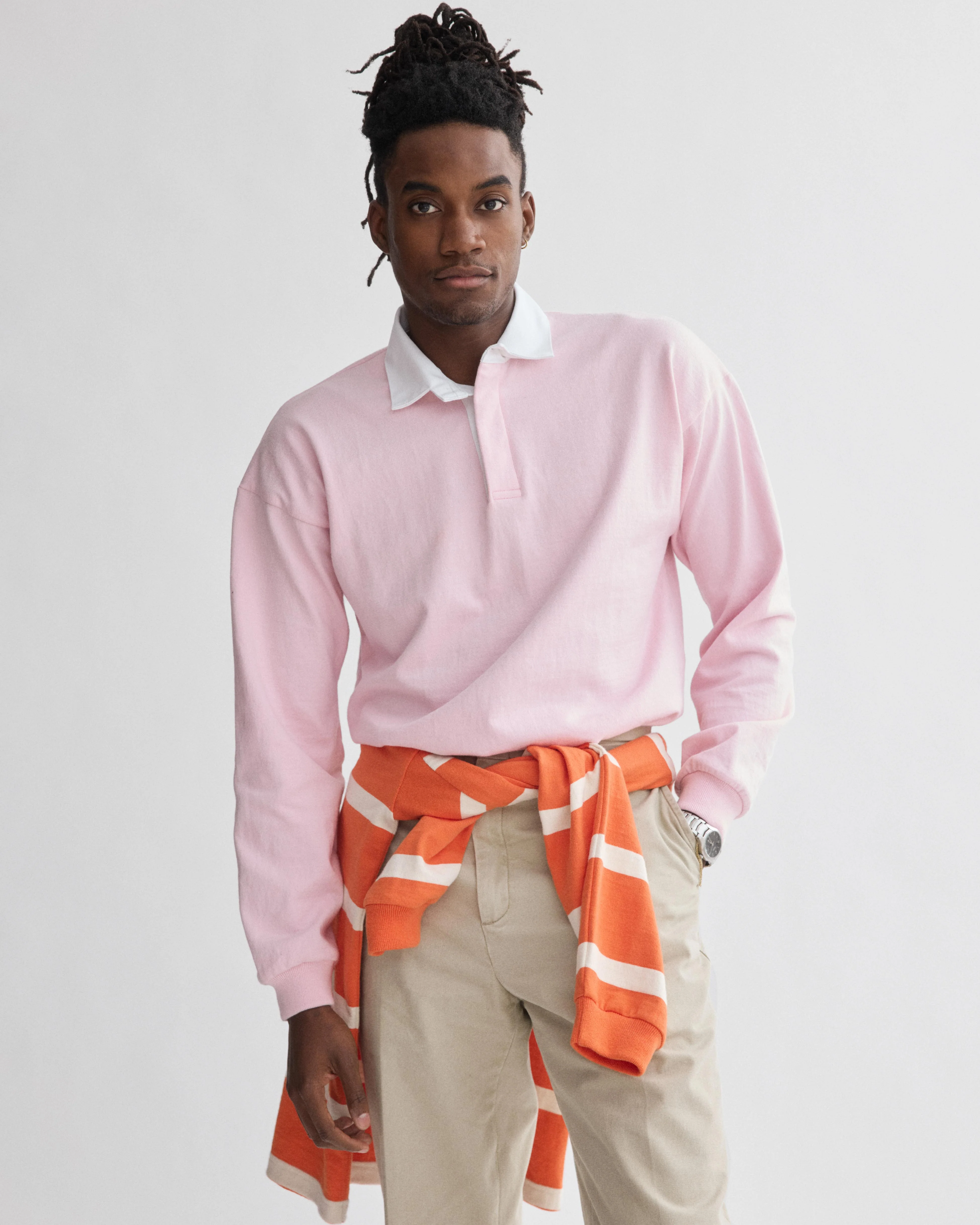 J.Press x Alex Mill Rugby Shirt In Cotton