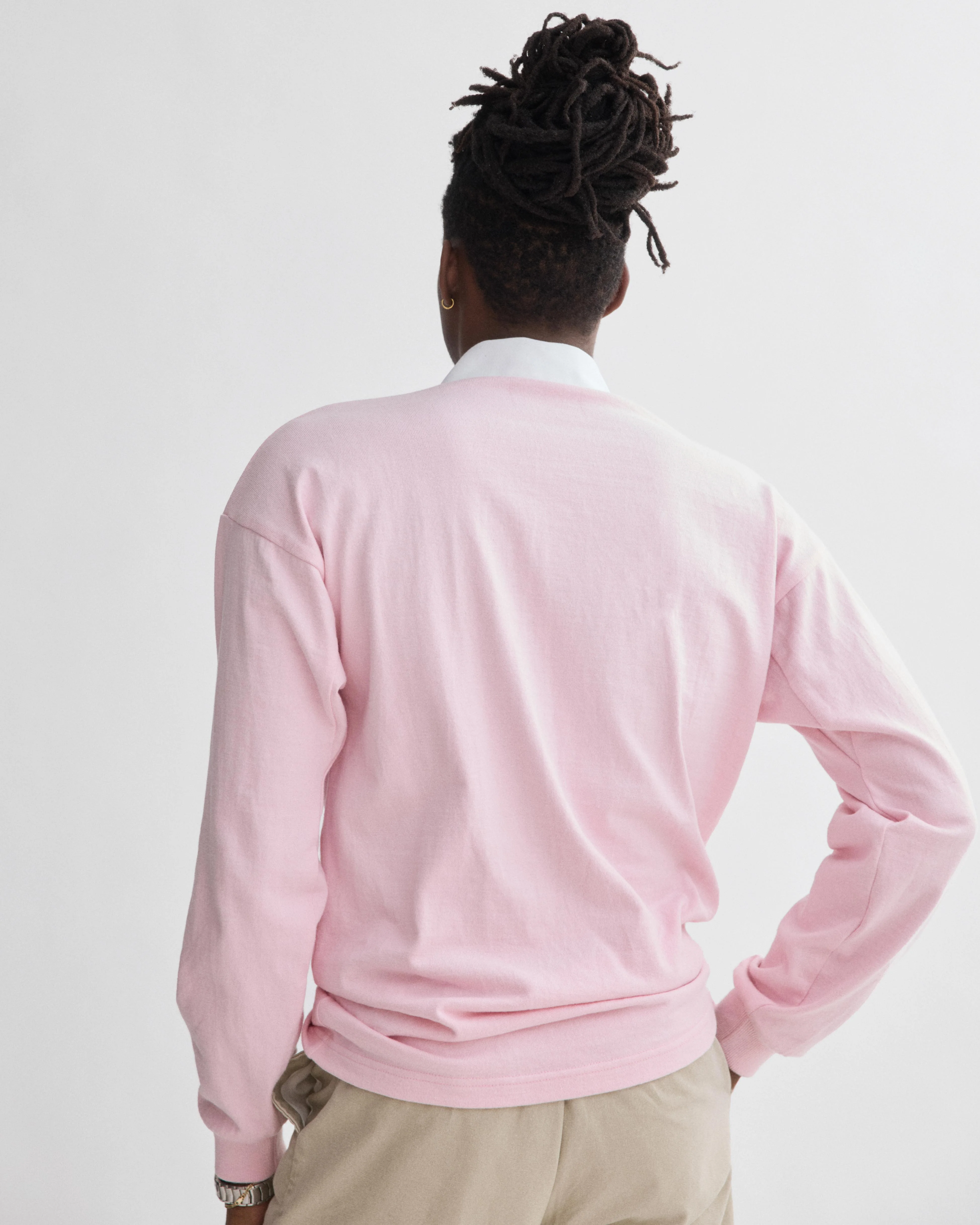 J.Press x Alex Mill Rugby Shirt In Cotton - Image 4