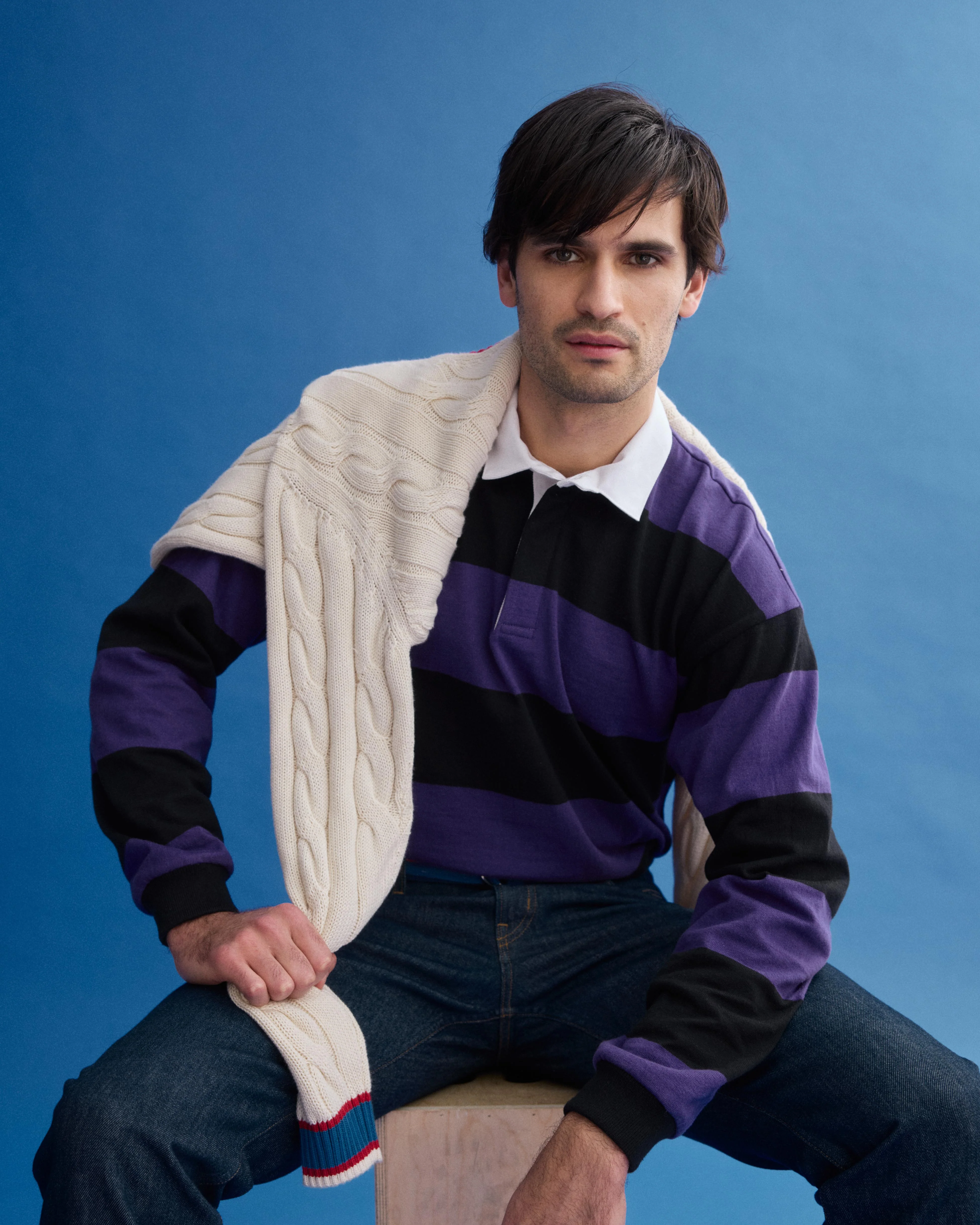 J.Press x Alex Mill Rugby Striped Shirt In Cotton - Image 3