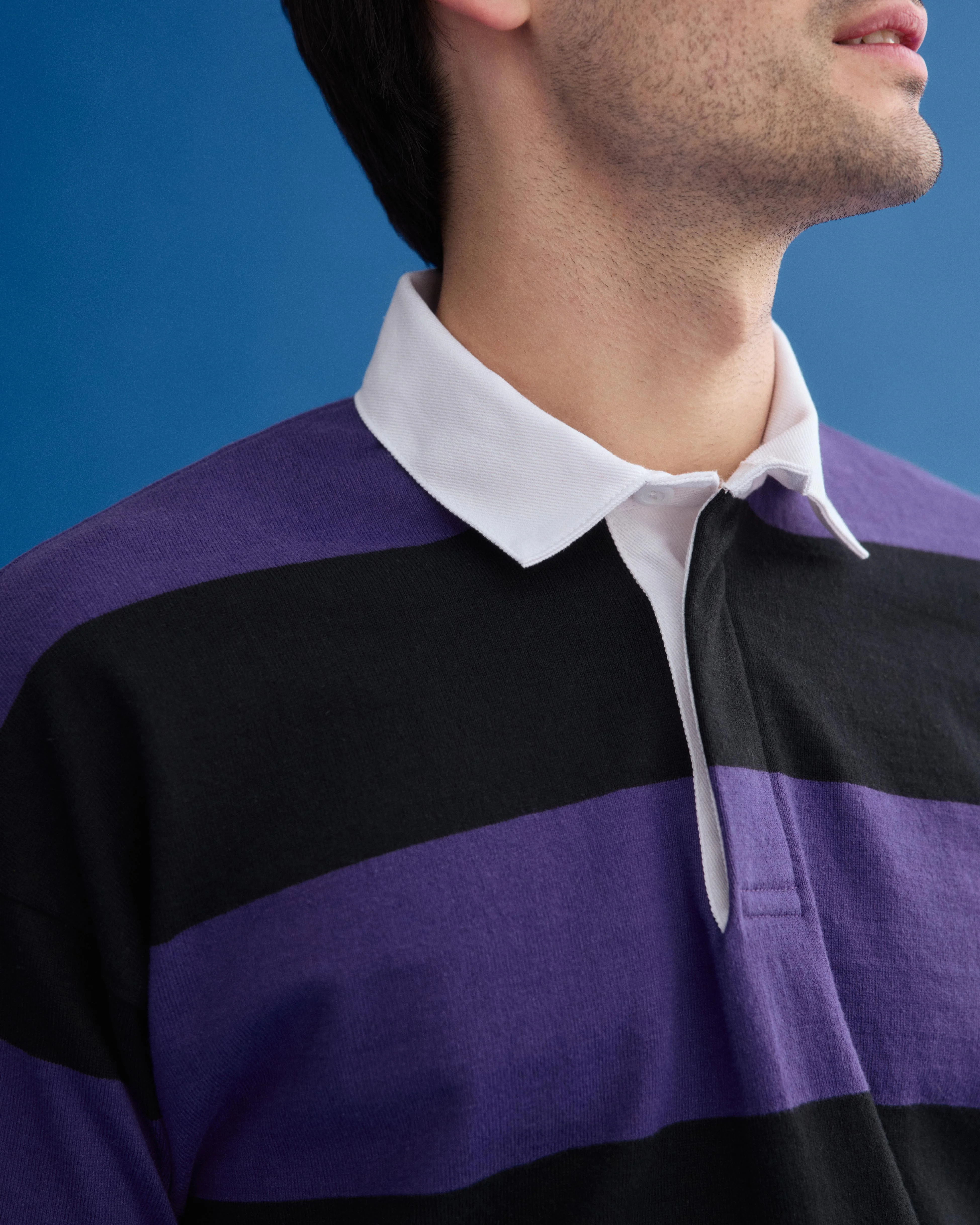 J.Press x Alex Mill Rugby Striped Shirt In Cotton - Image 4