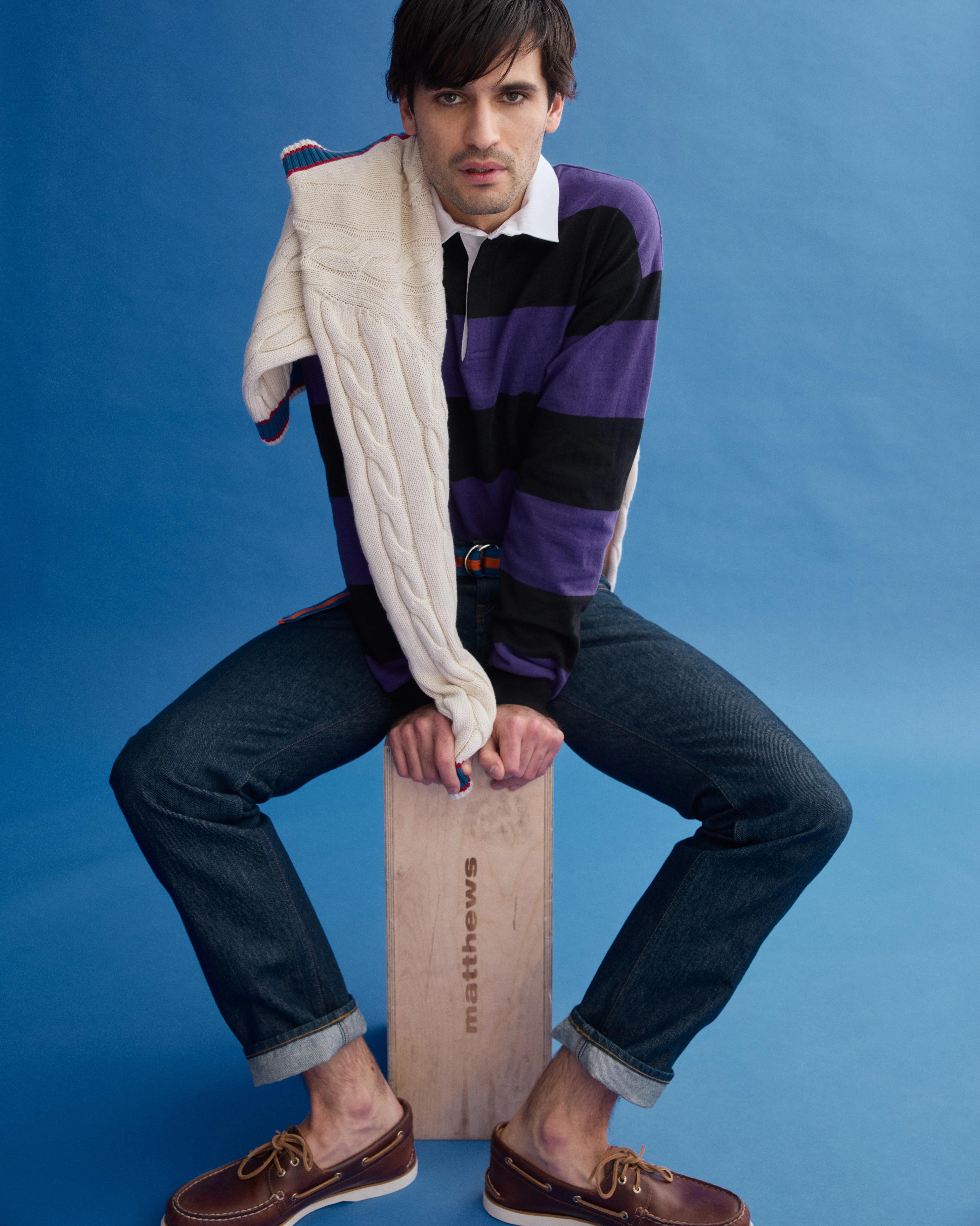 J.Press x Alex Mill Rugby Striped Shirt In Cotton - Image 6
