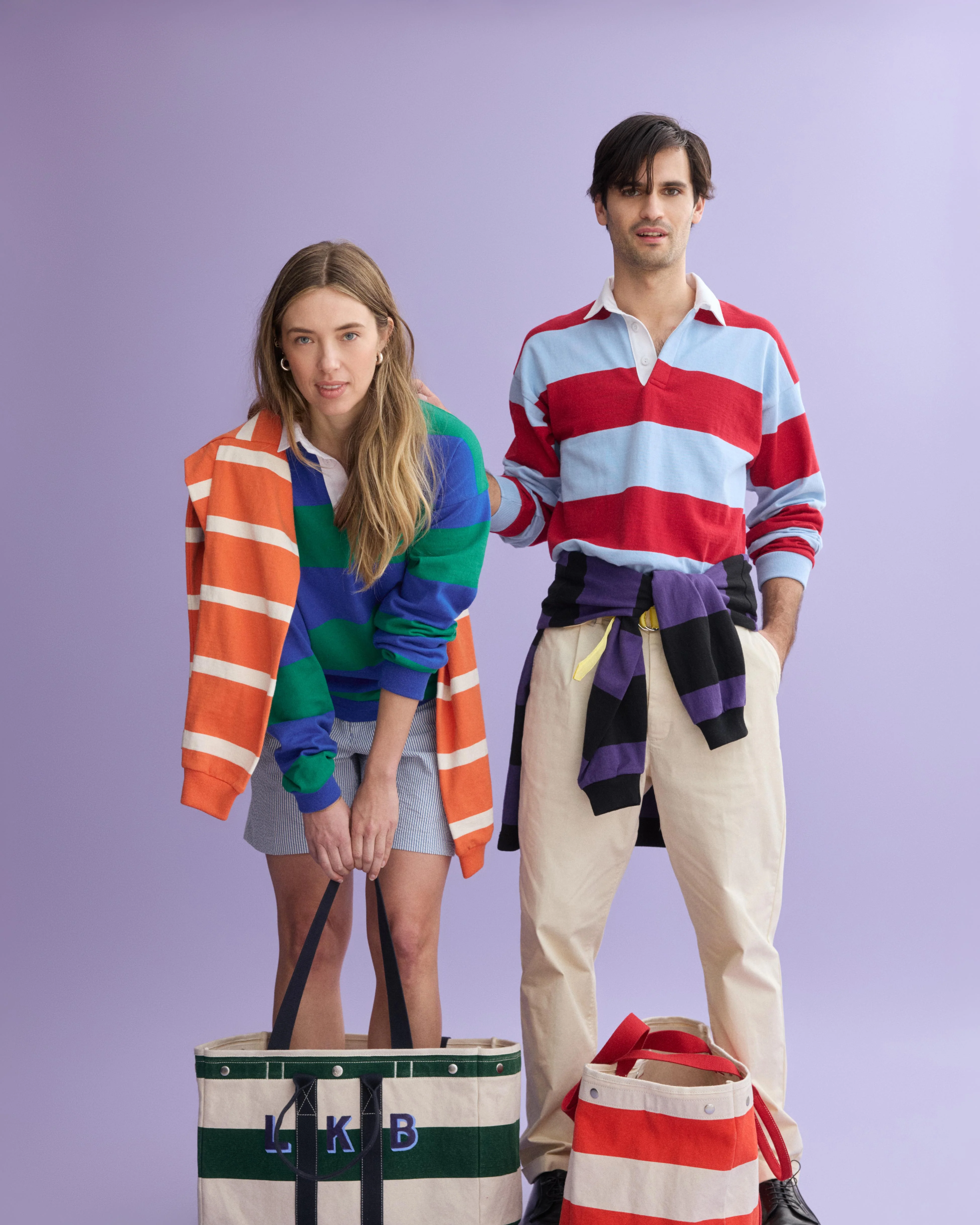 J.Press x Alex Mill Rugby Striped Shirt In Cotton - Image 4
