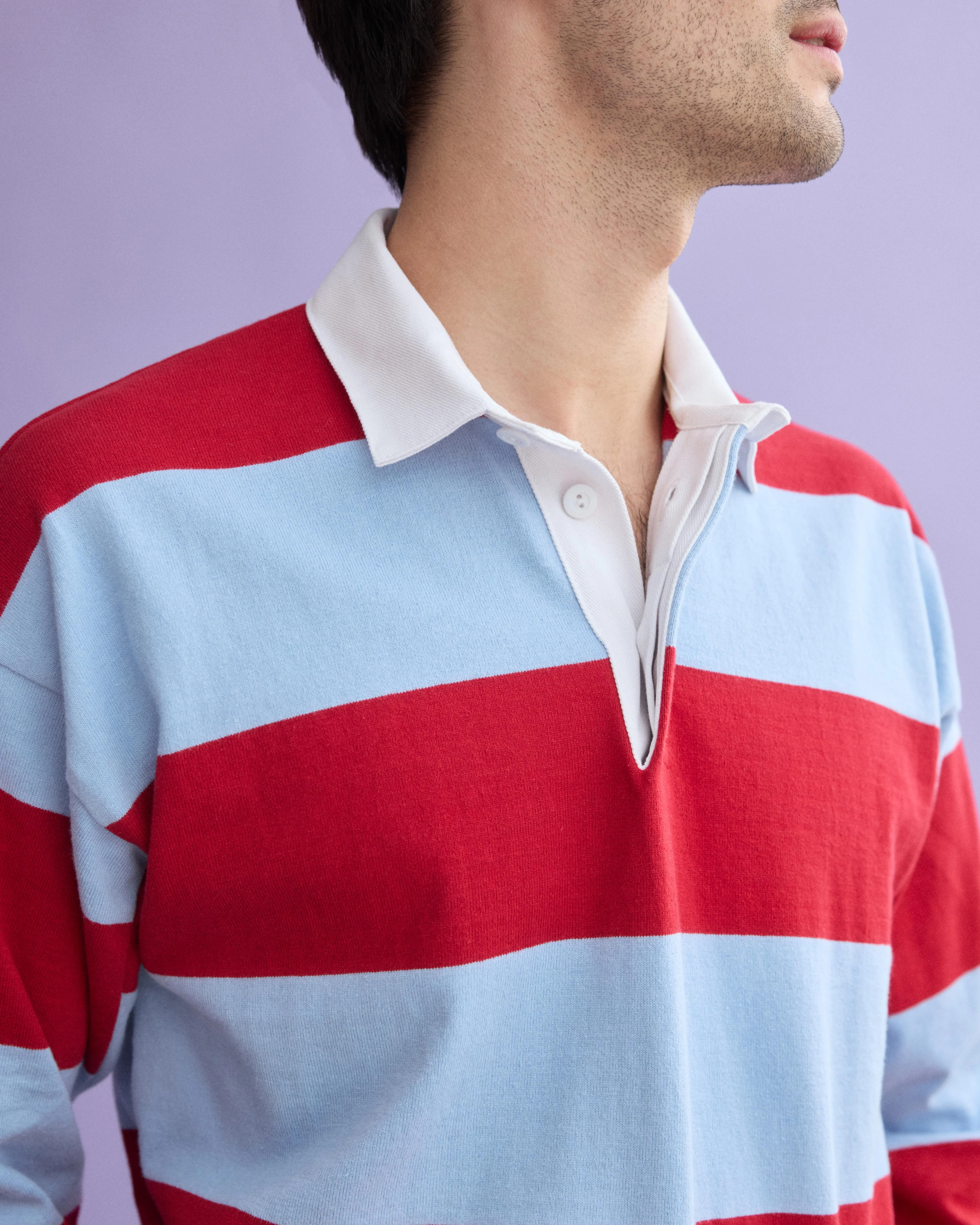 J.Press x Alex Mill Rugby Striped Shirt In Cotton - Image 6