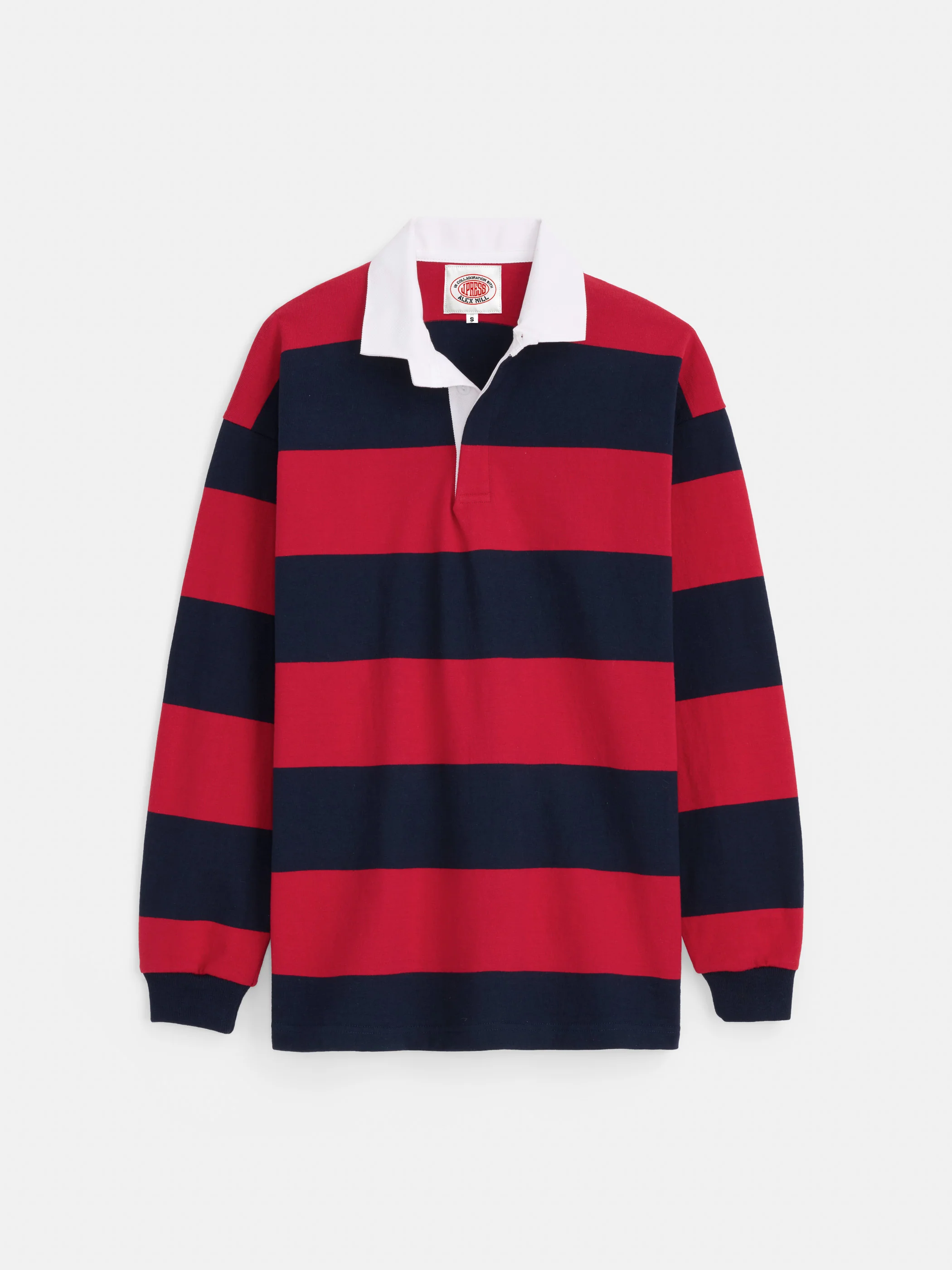 J.Press x Alex Mill Rugby Striped Shirt In Cotton - Image 2