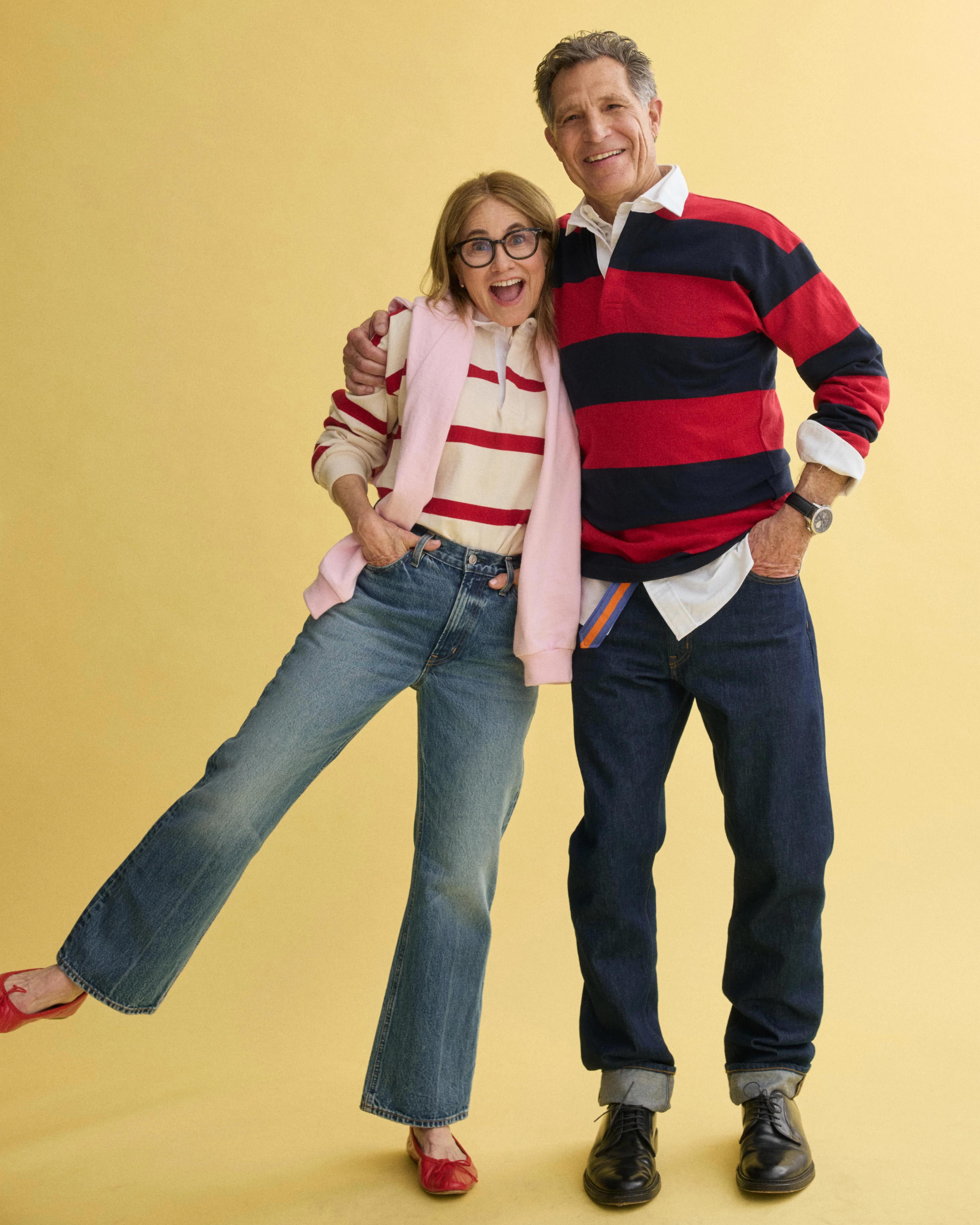 J.Press x Alex Mill Rugby Striped Shirt In Cotton - Image 3
