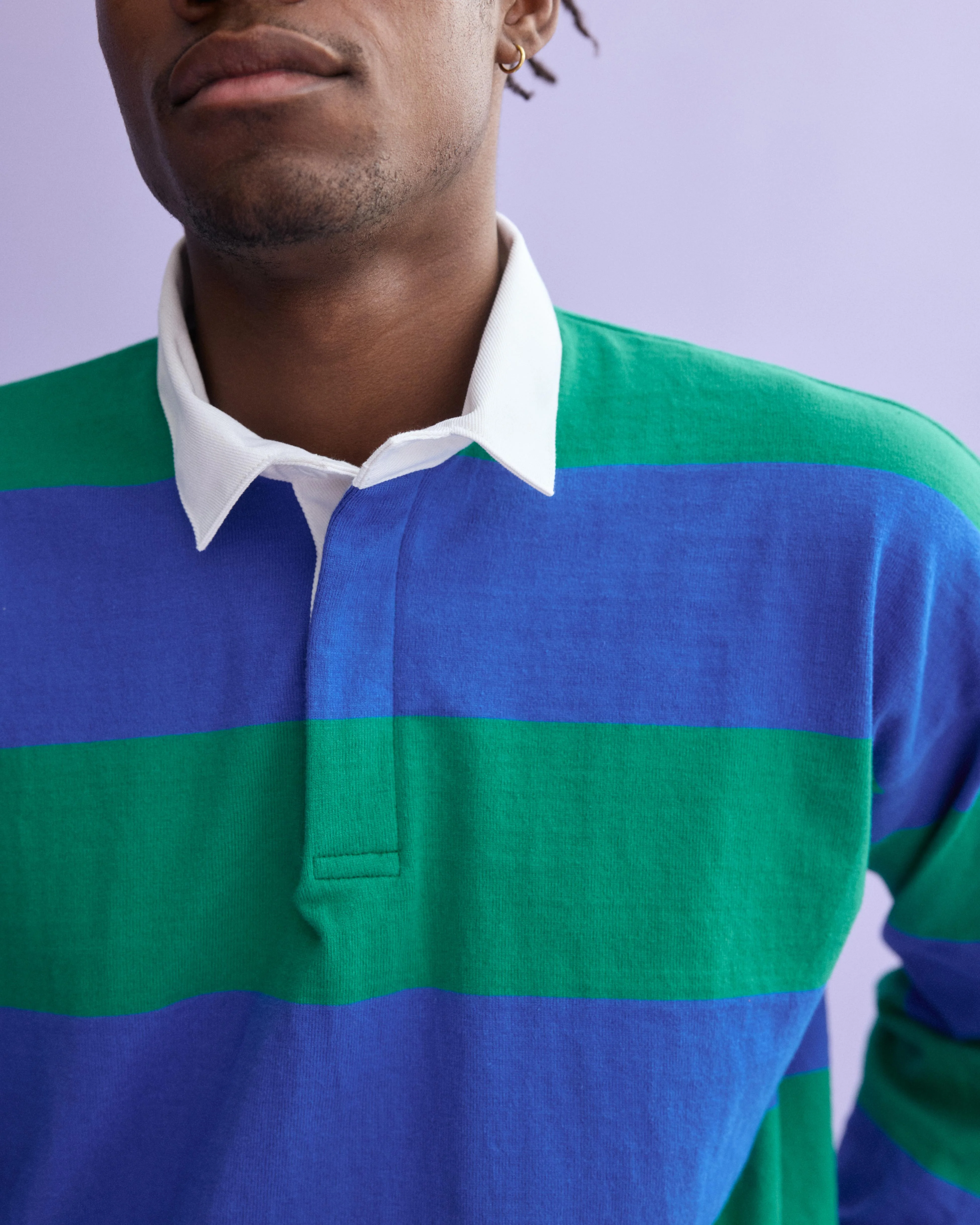 J.Press x Alex Mill Rugby Striped Shirt In Cotton - Image 3