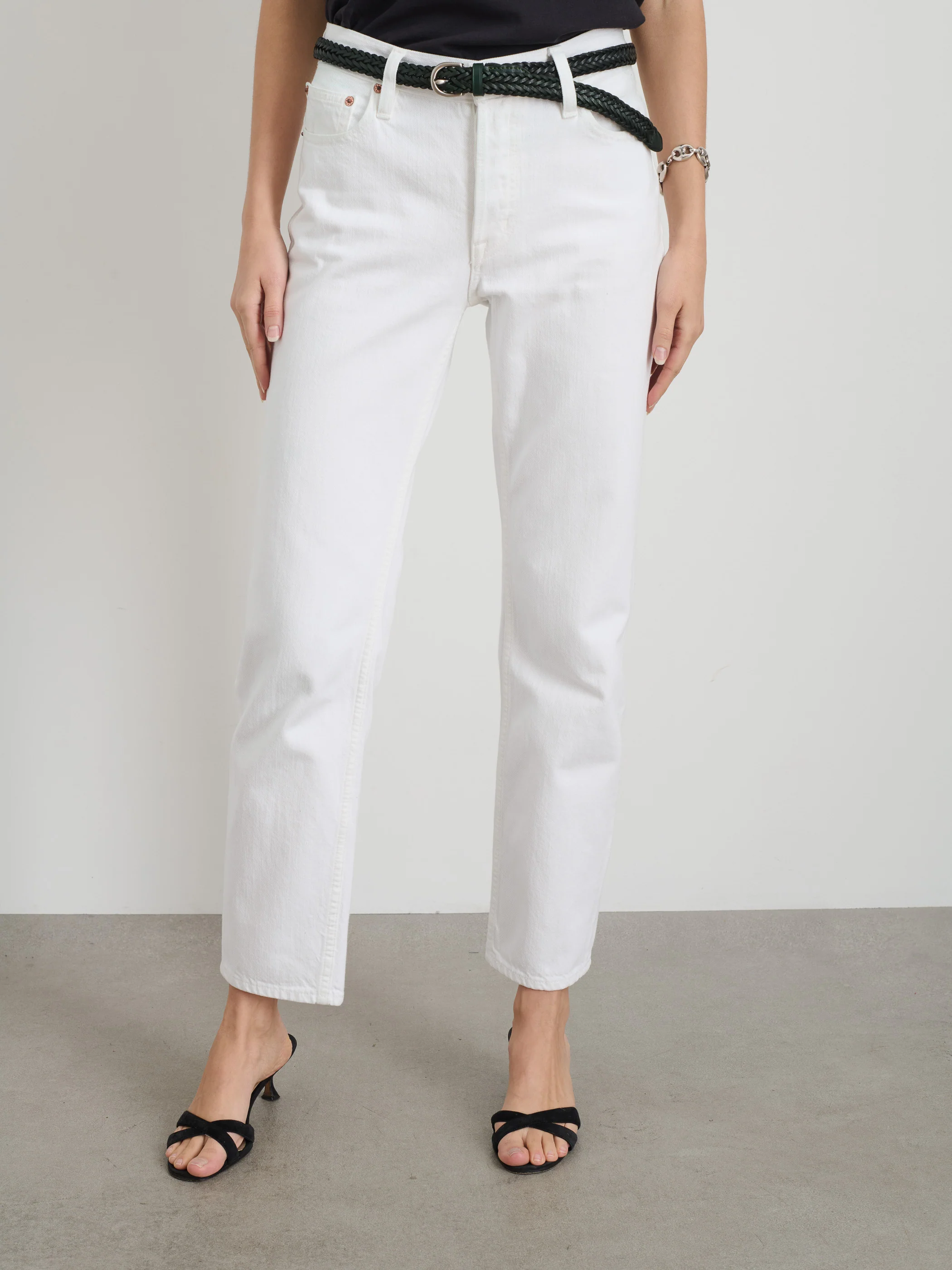 Jane Mid Rise Straight Jean - Image 3