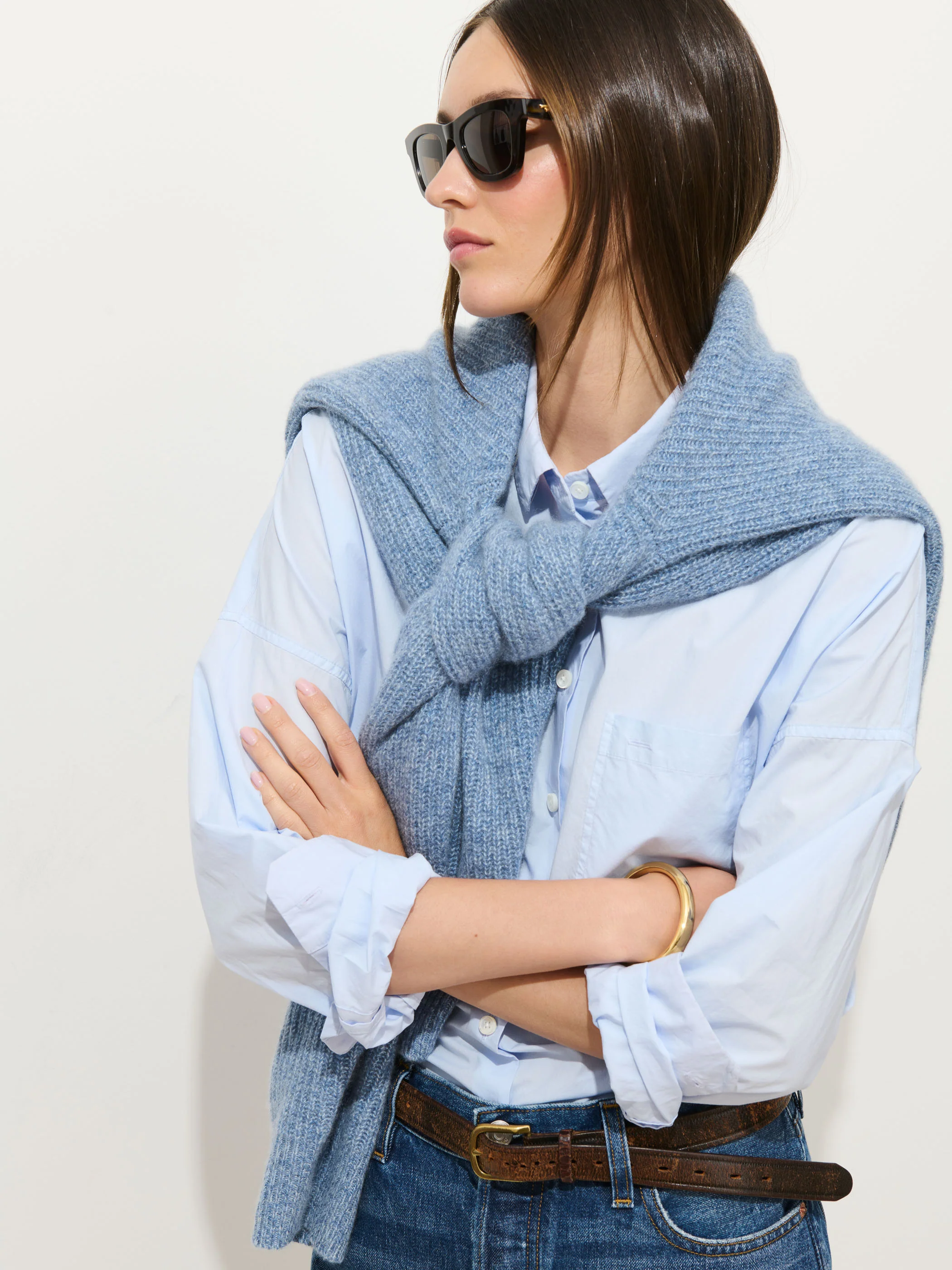 Jo Shirt In Cotton Poplin - Image 5