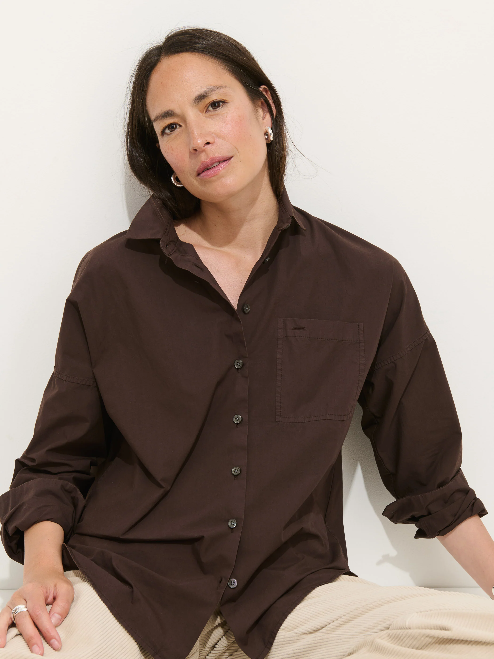 Jo Shirt In Cotton Poplin - Image 3