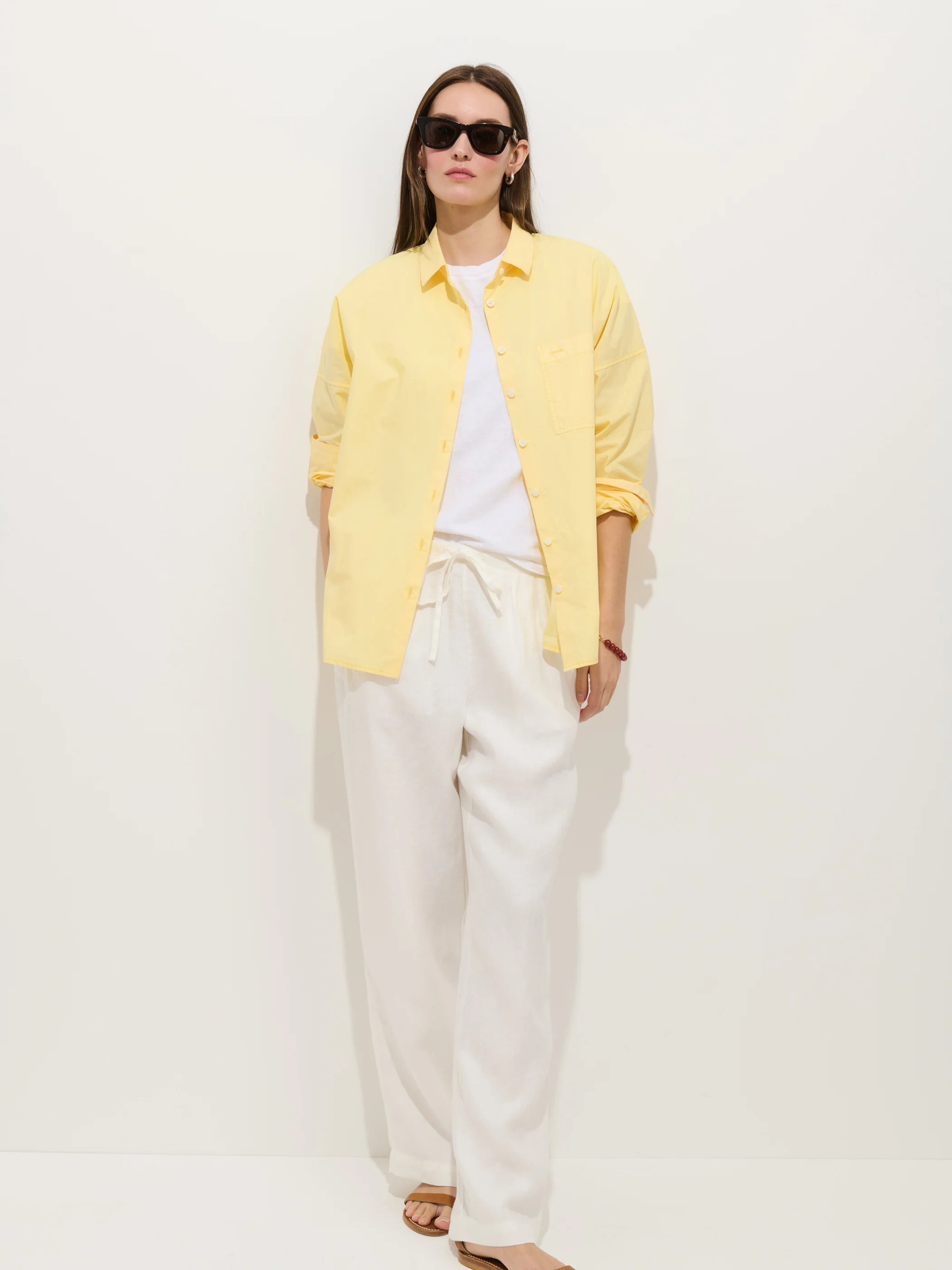 Jo Shirt In Cotton Poplin - Image 3